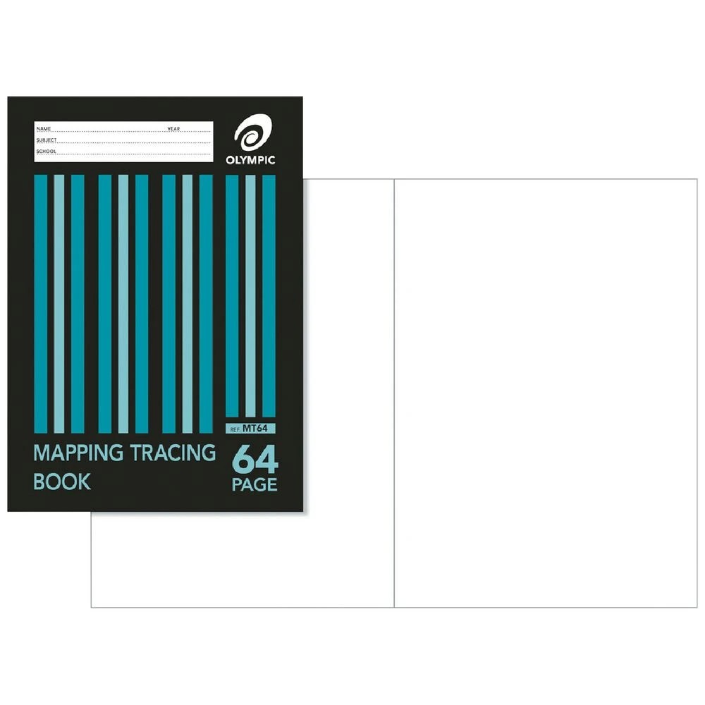 1 Olympic A4 55gsm Mapping Tracing Book 64 Page, 1 of 2