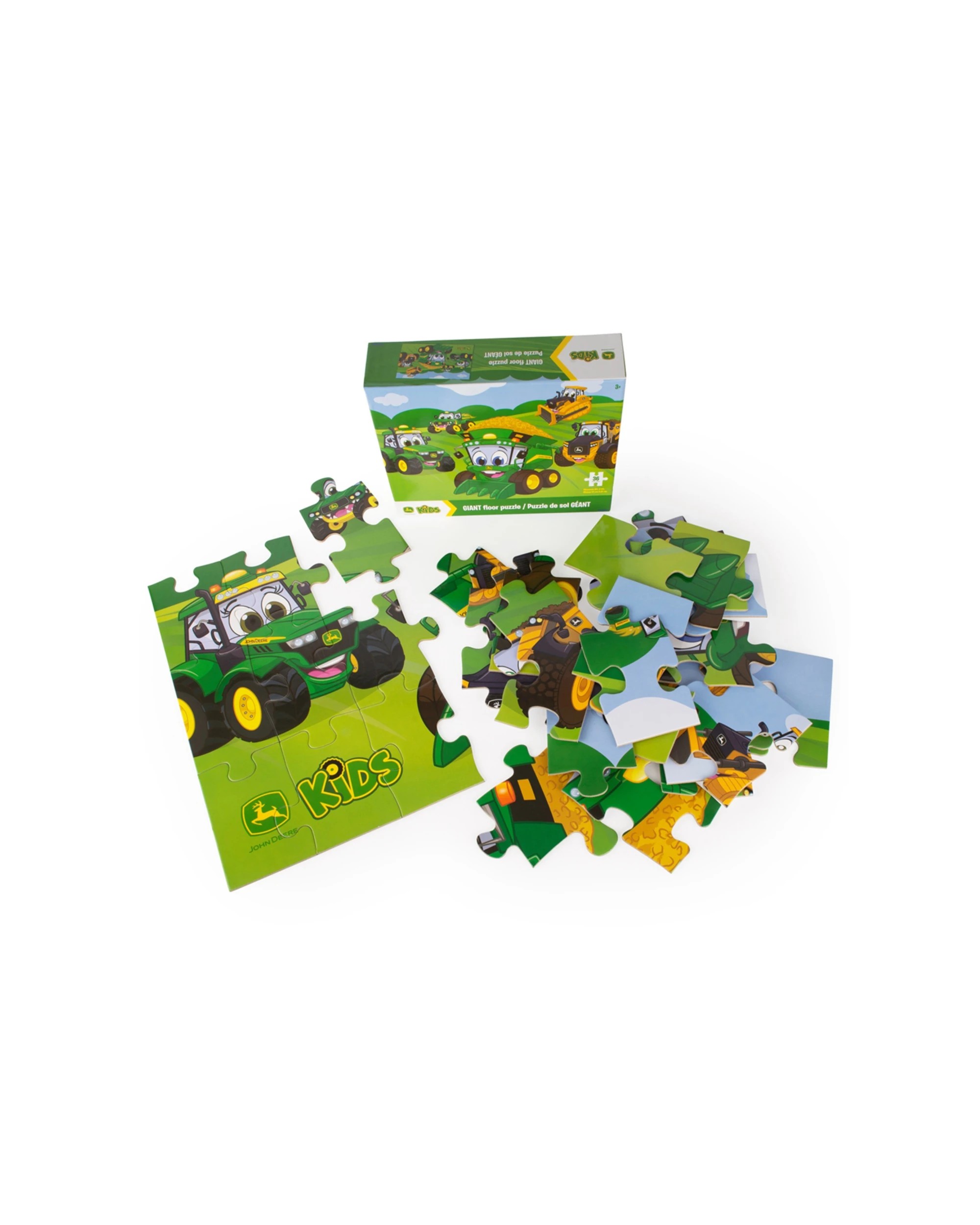 3 John Deere 36pc Kids Floor Puzzle Farm-Shaped Jumbo Pieces - Multi, 3 of 4