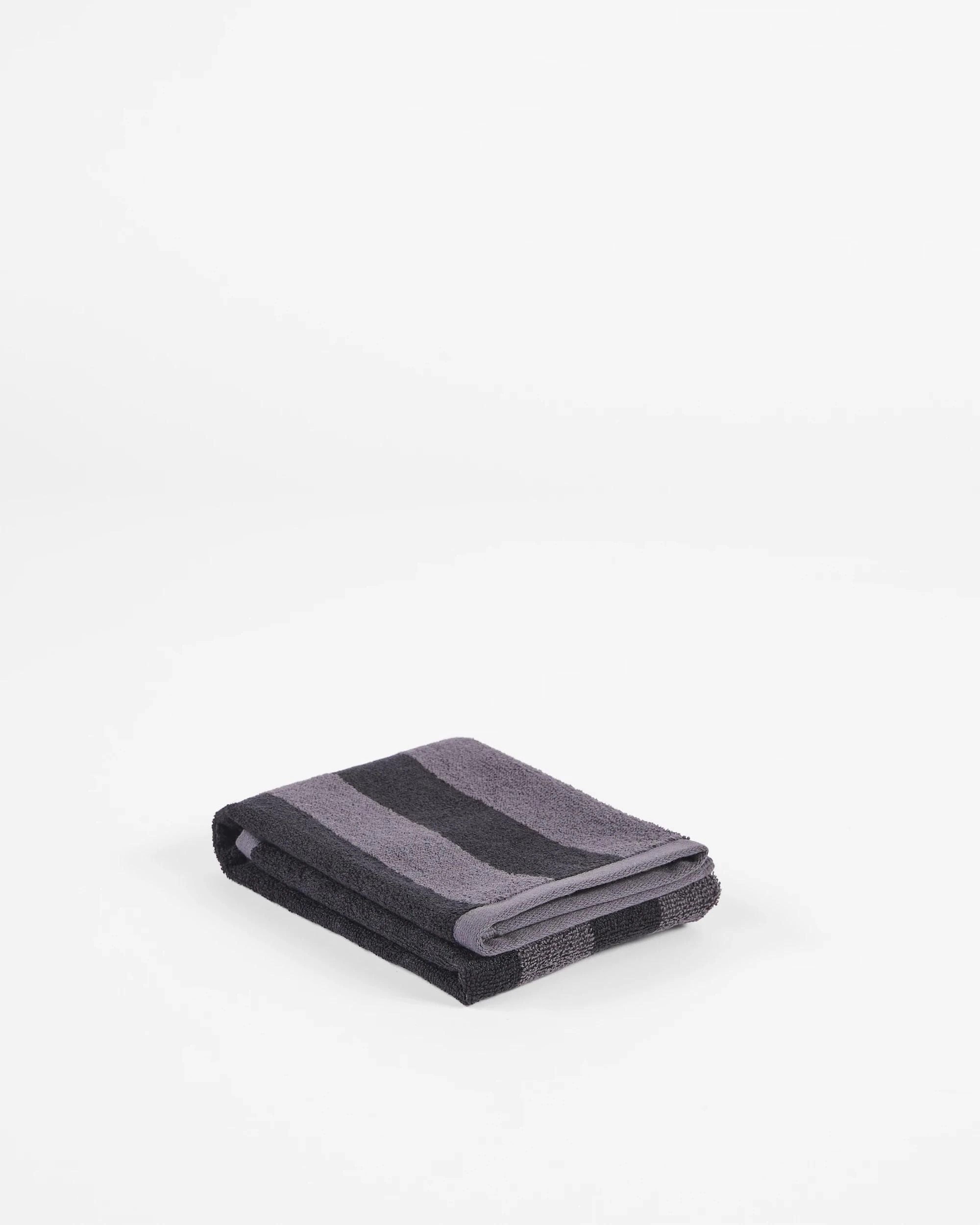 1 Target Australian Cotton Blend Logan Stripe Hand Towel - Grey, 1 of 3