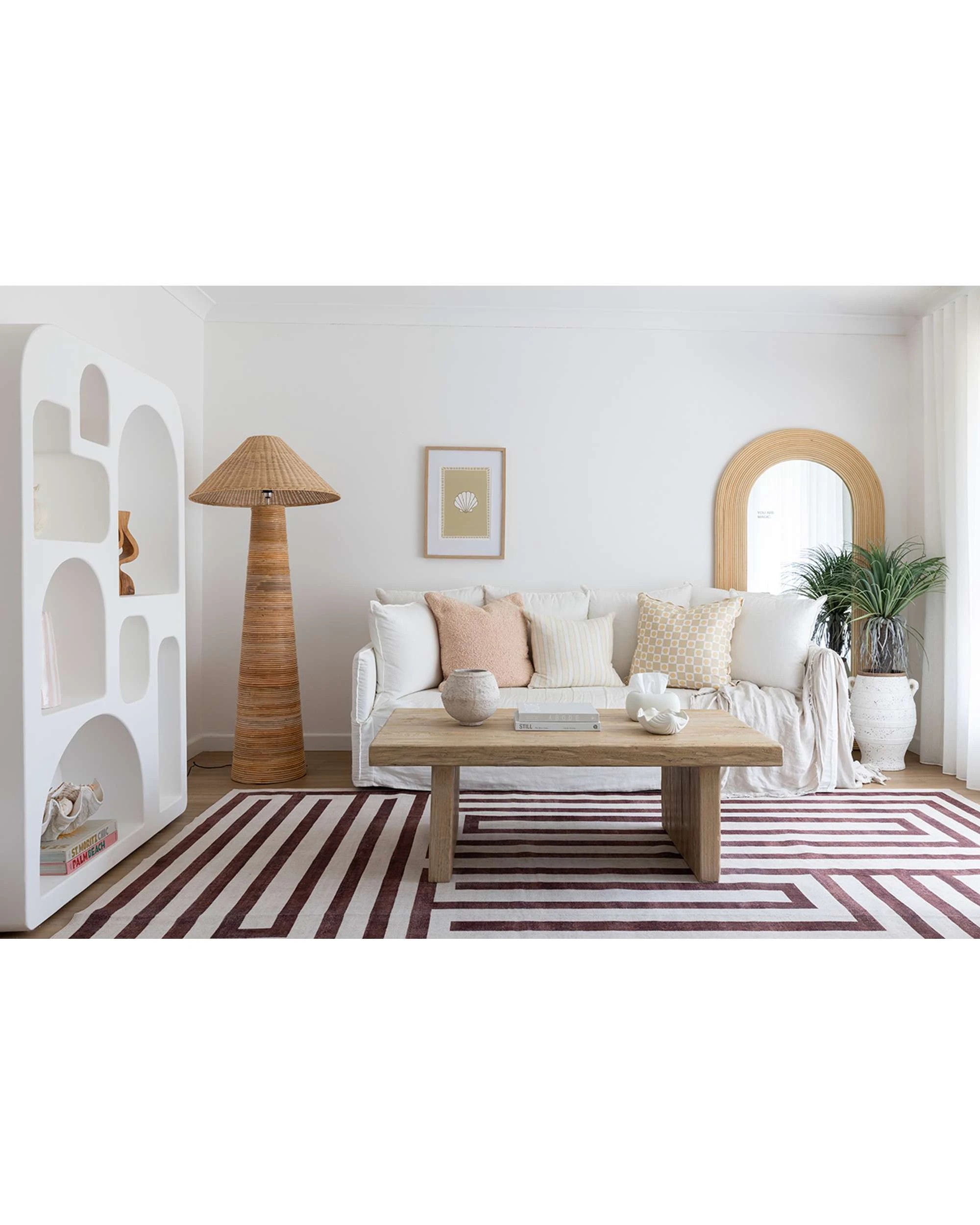 9 Loopsie Manale Geometric Washable Rug-290cm x 200cm - Brown, 9 of 9