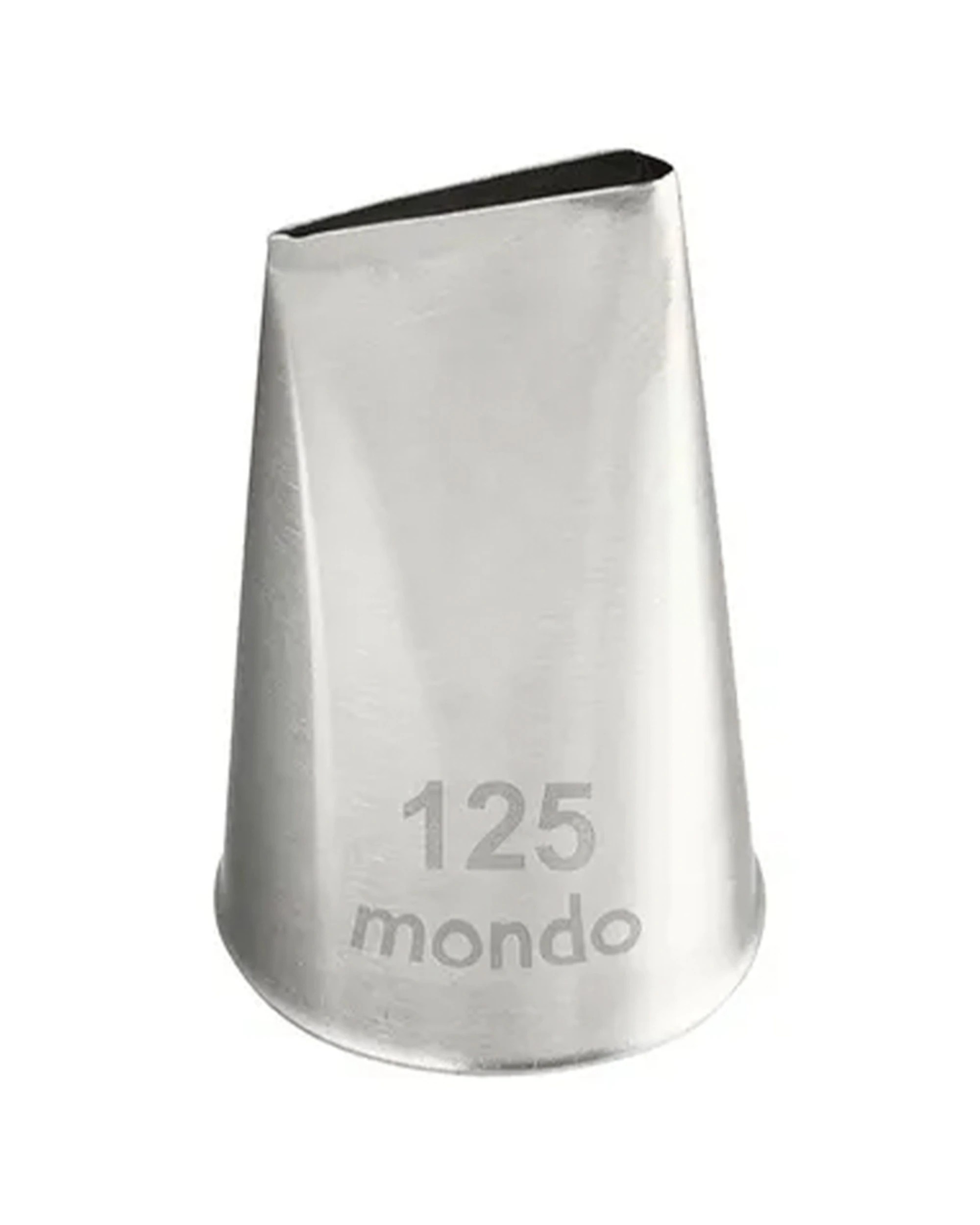1 Mondo Large Petal Piping Tip Stainless Steel Cake Decorating Tool Includes 1 Tip
 - Silver, 1 of 3