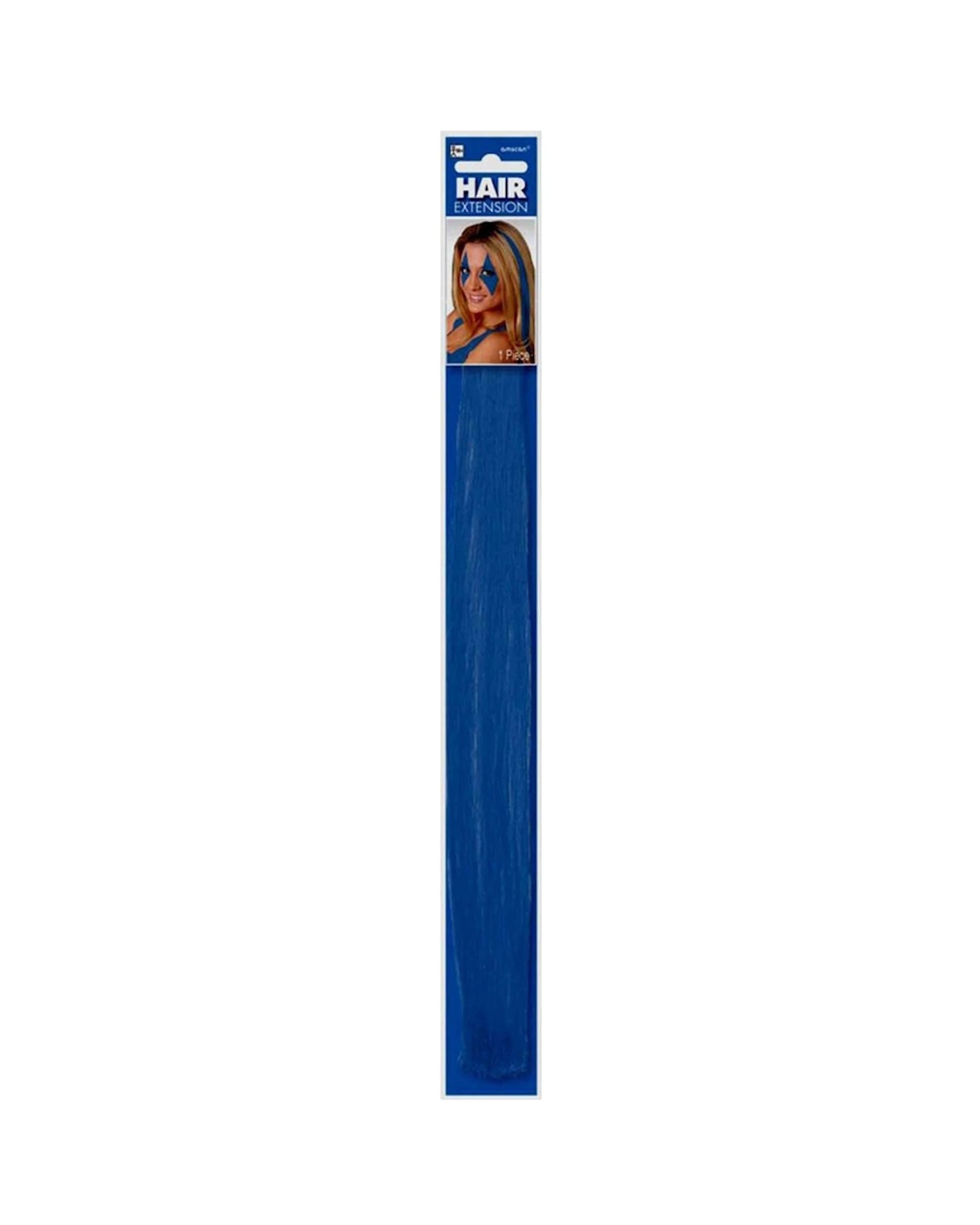 2 Anagram Electric Clip In Hair Extension - ONE SIZE - Blue, 2 of 4