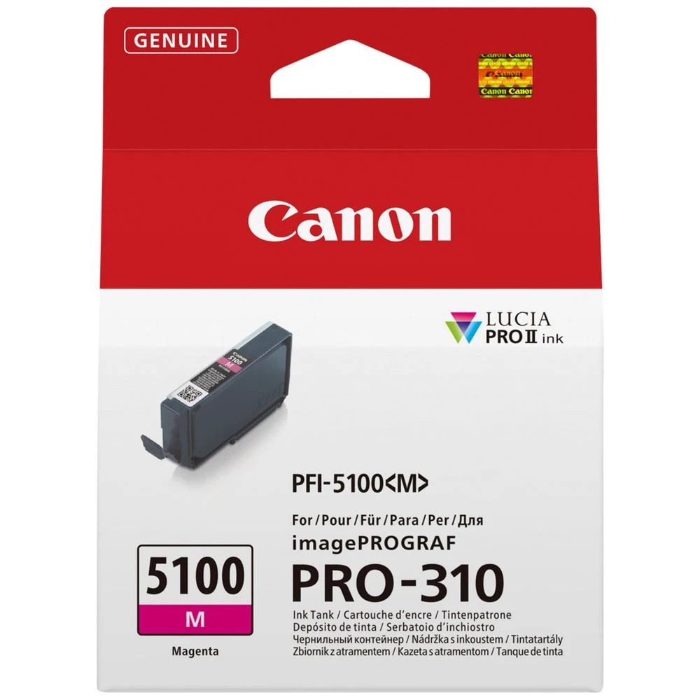 1 Canon PFI-5100 Magenta Ink, 1 of 3