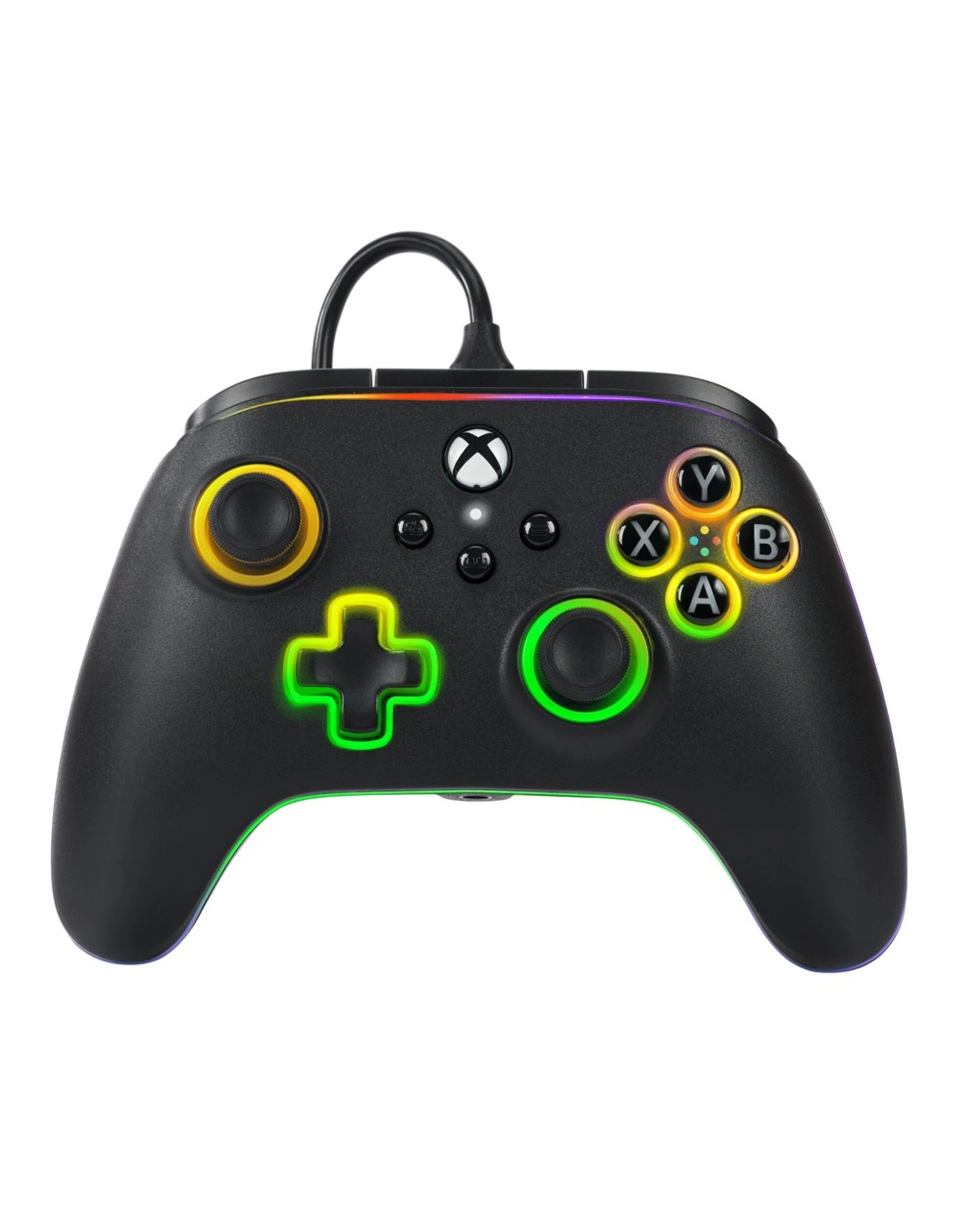 2 PowerA Wired Controller for Xbox Series X|S with Lumectra - Black - Black, 2 of 5