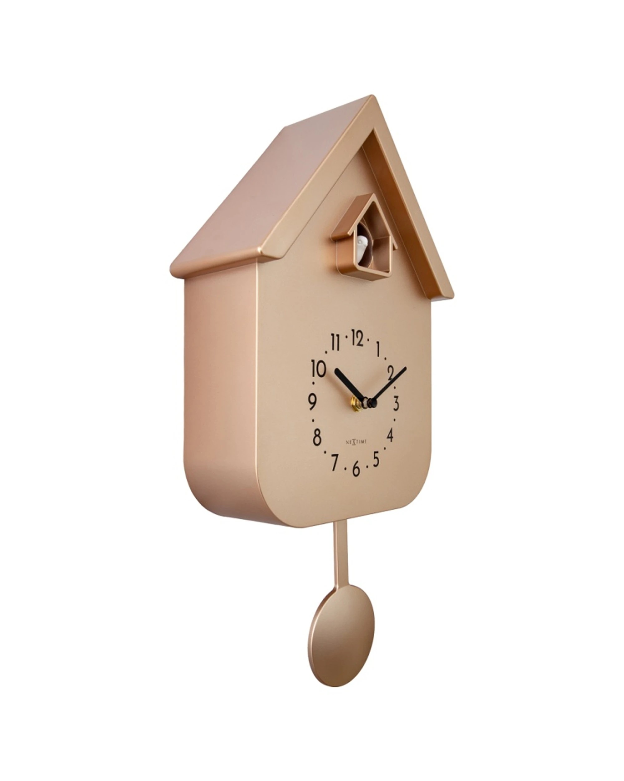 2 NeXtime Twitter Cuckoo Home Decor Wall Clock Vintage Style 21.5x41.5x8.5cm Rose, 2 of 7