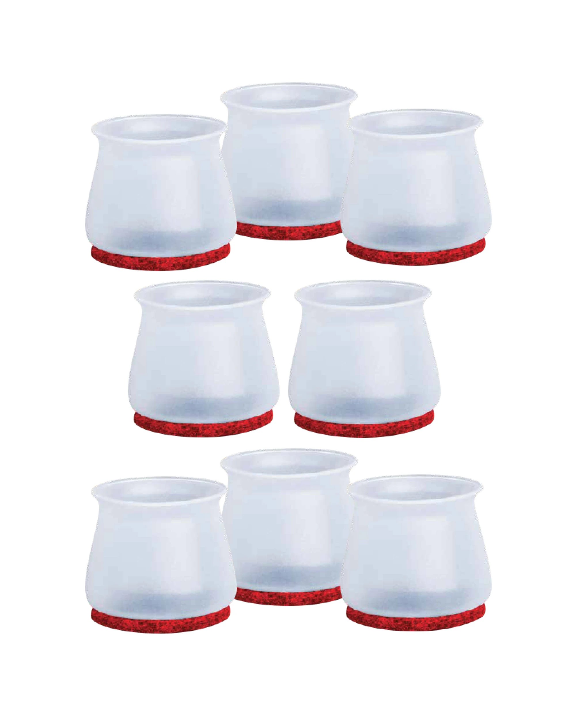 1 Global Shop Direct RUBY Sliders 8 Pack Flexible Chair Sliders That Protect Your Floors, 1 of 6