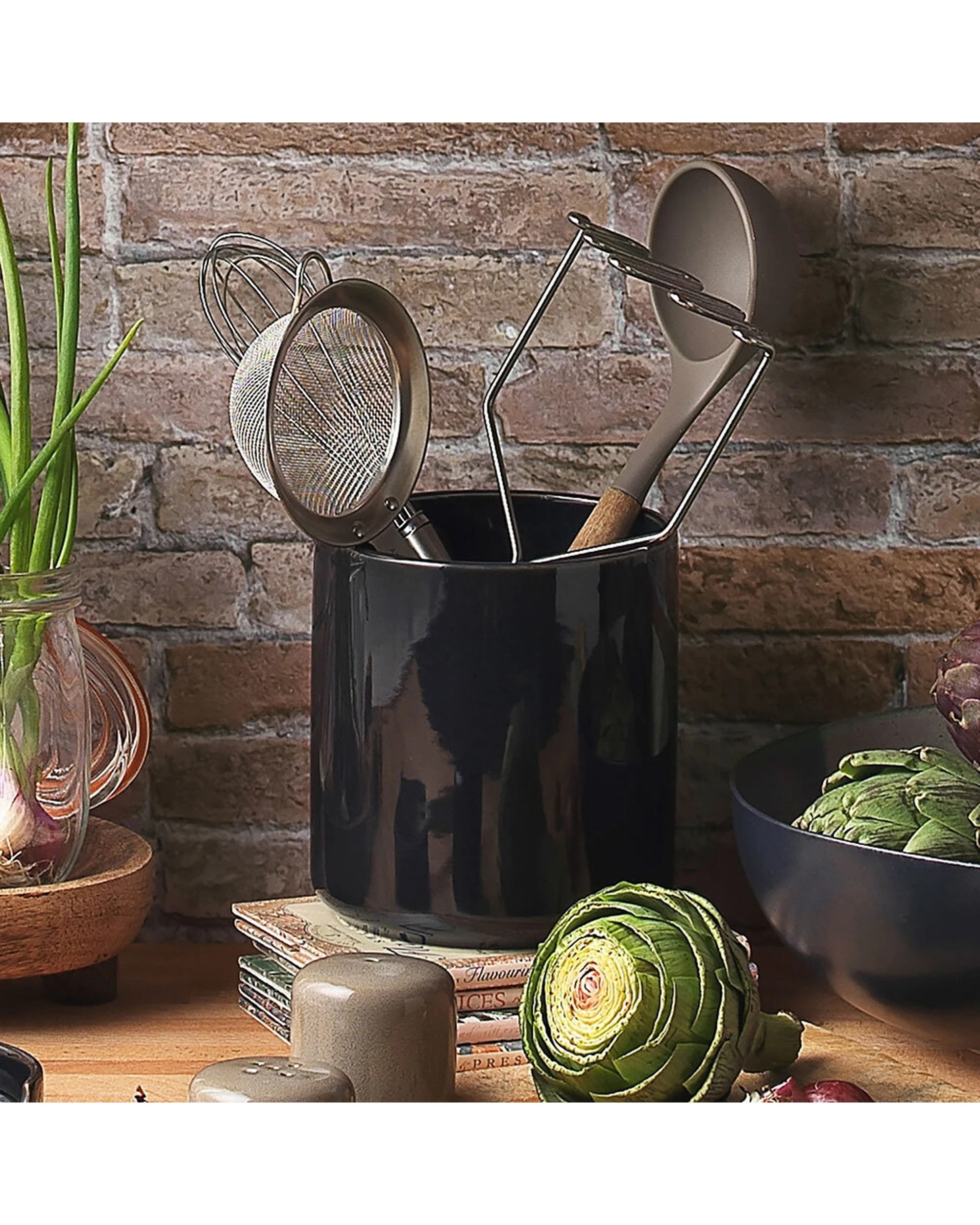 2 Ecology 2PK Provisions Acacia Silicone Soup Ladle Wood Silicone Kitchen Utensils - Multi, 2 of 2