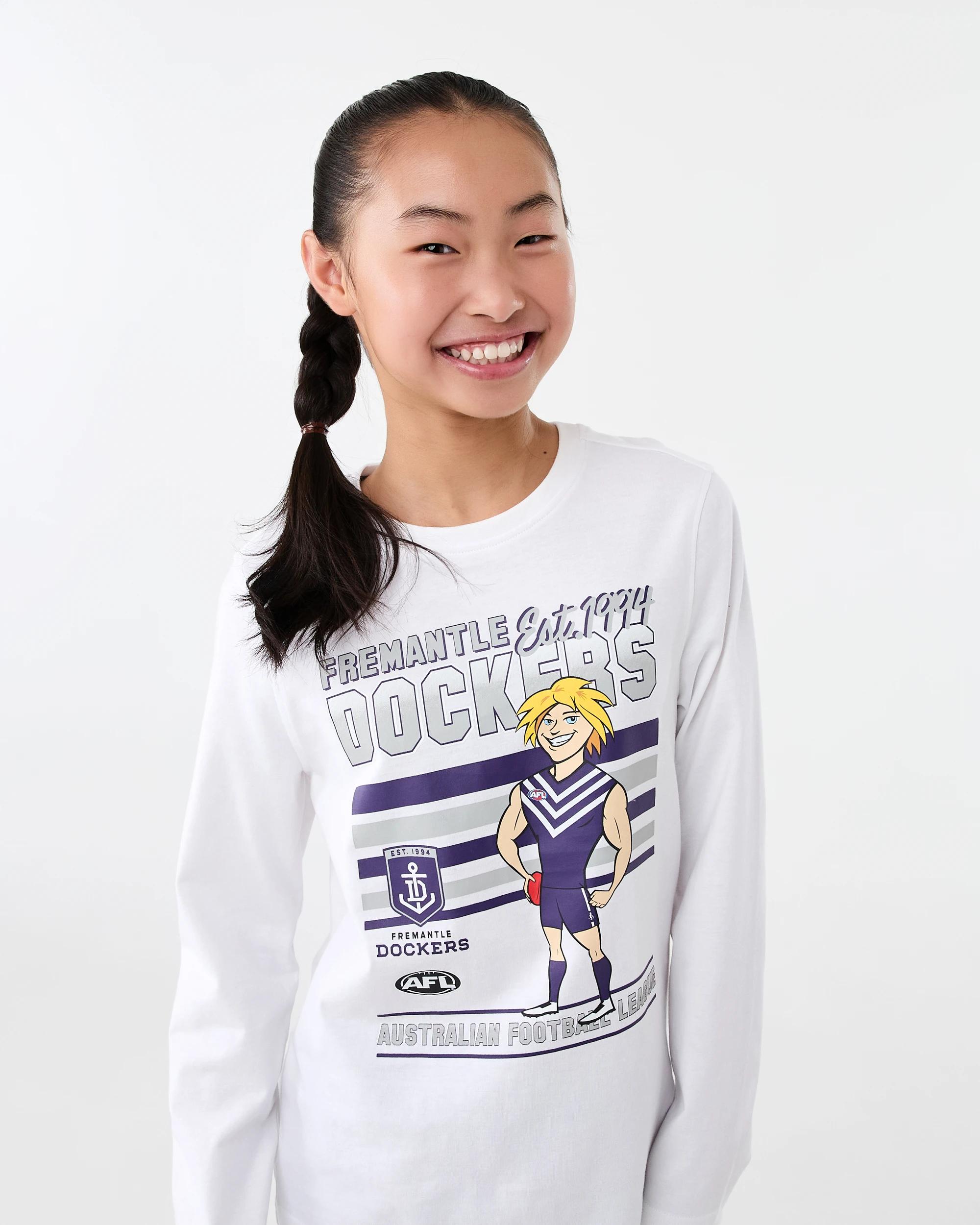 3 Official AFL Kids Pyjama Set Fremantle, 3 of 7