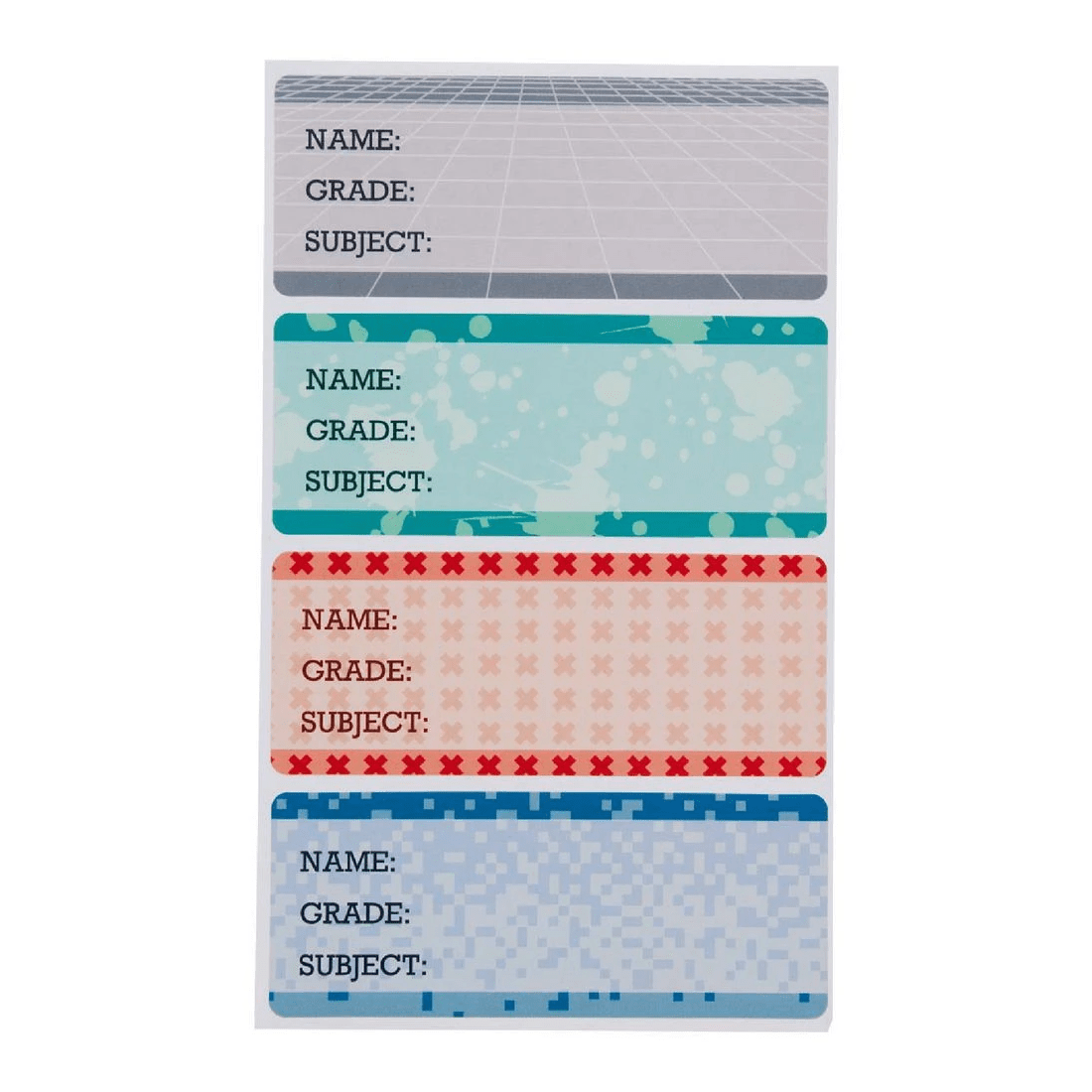 2 Studymate Book Labels Primary Colours 16 pack, 2 of 3