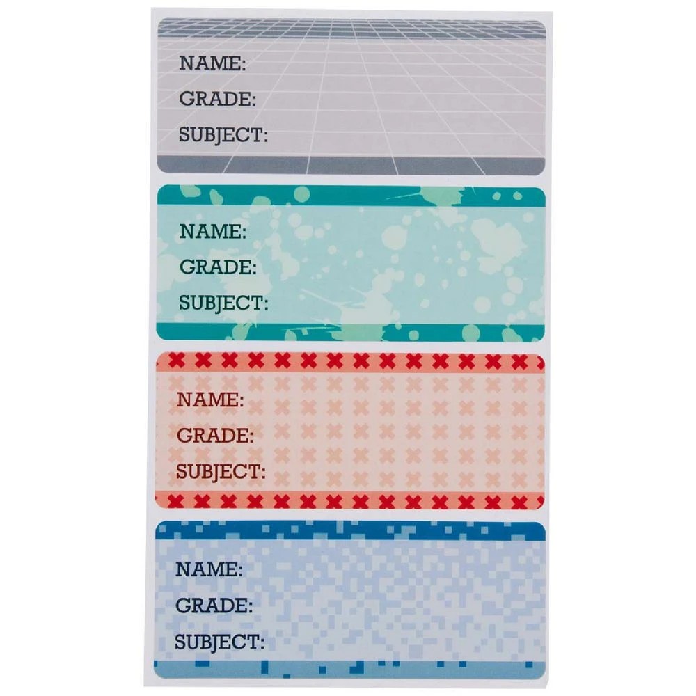 2 Studymate Book Labels Primary Colours 16 pack, 2 of 3