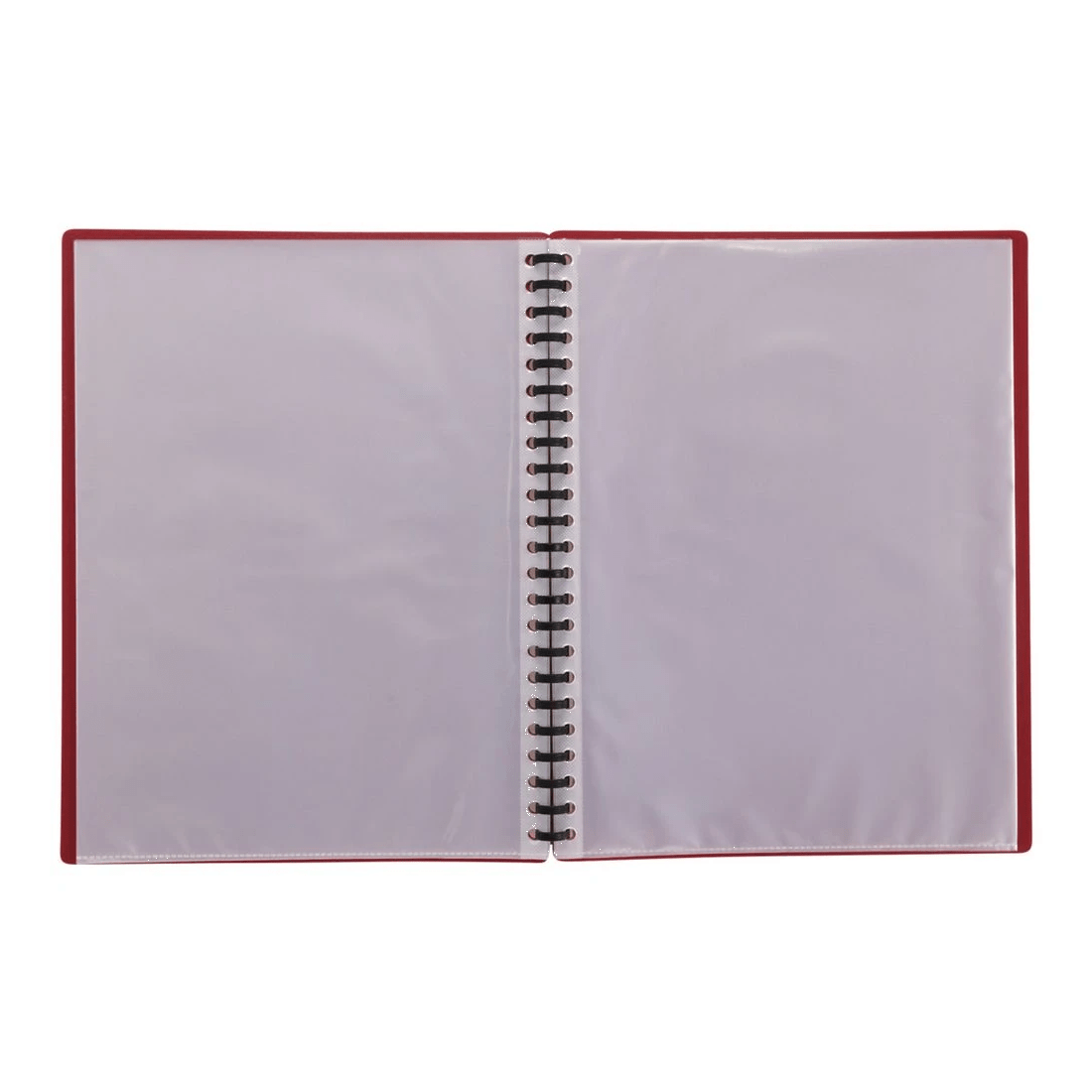 4 J.Burrows A4 Refillable Display Book 20 Pockets Red, 4 of 5