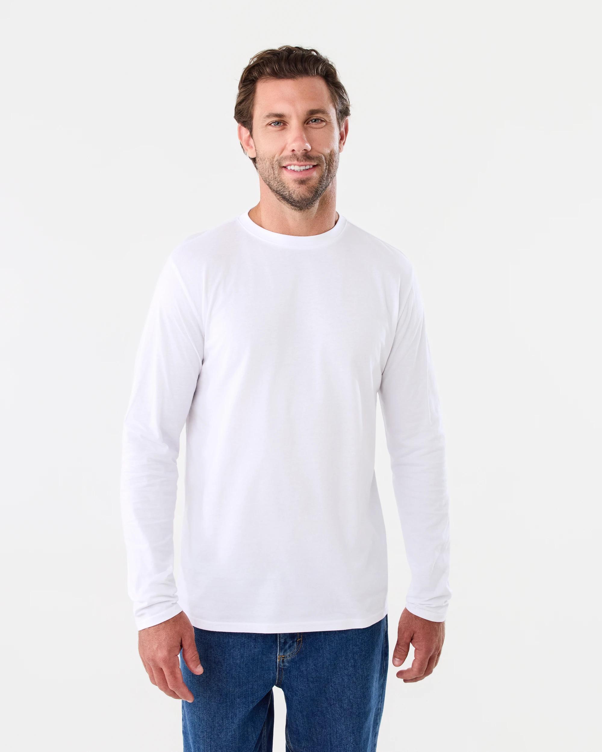 1 Long Sleeve Core T-shirt White, 1 of 5