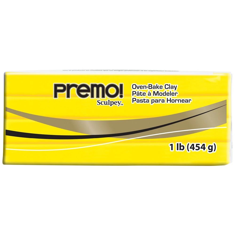 1 Sculpey Premo Modelling Clay Cadmium Yellow 454g, 1 of 3