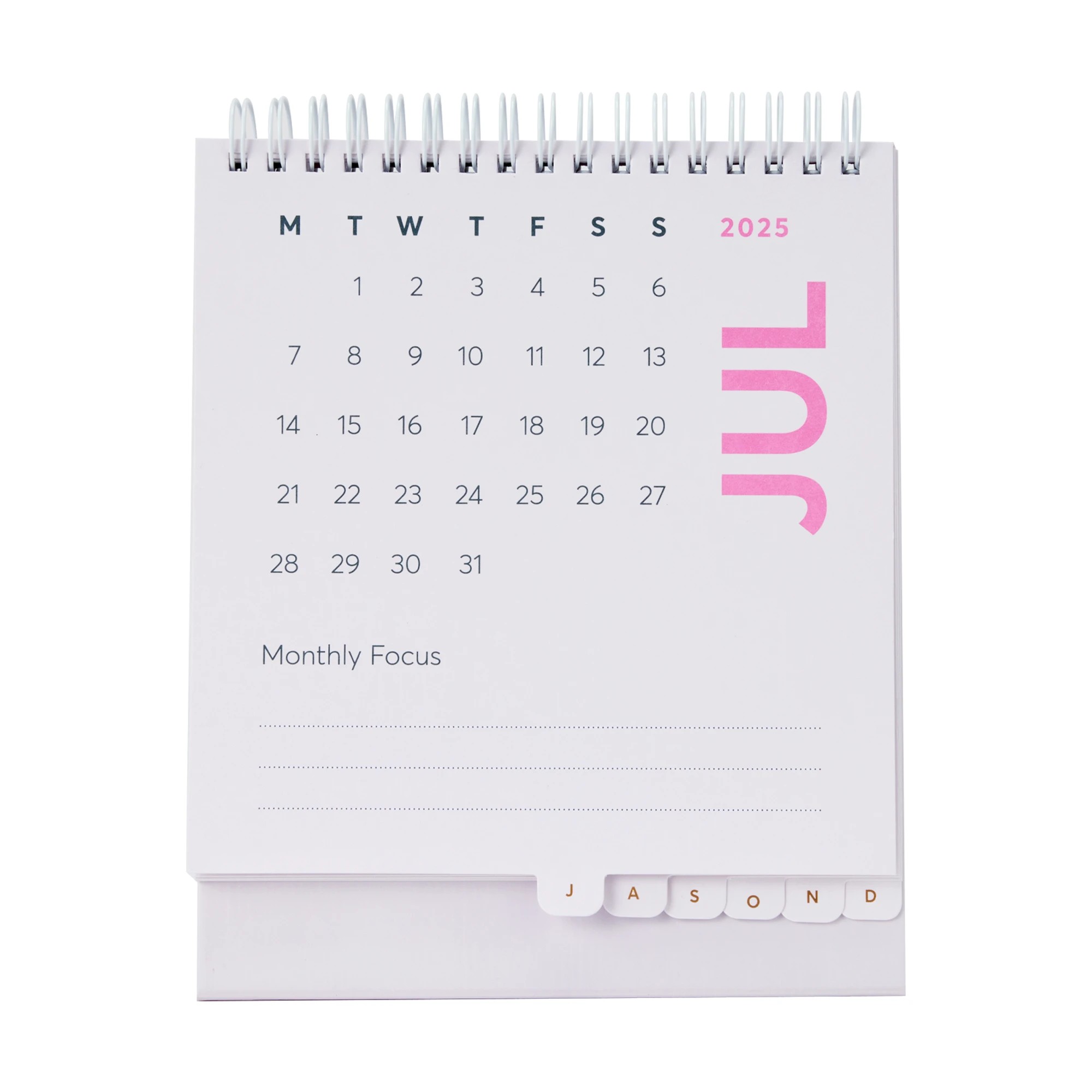 4 2025 Desk Calendar - Swirl, 4 of 5