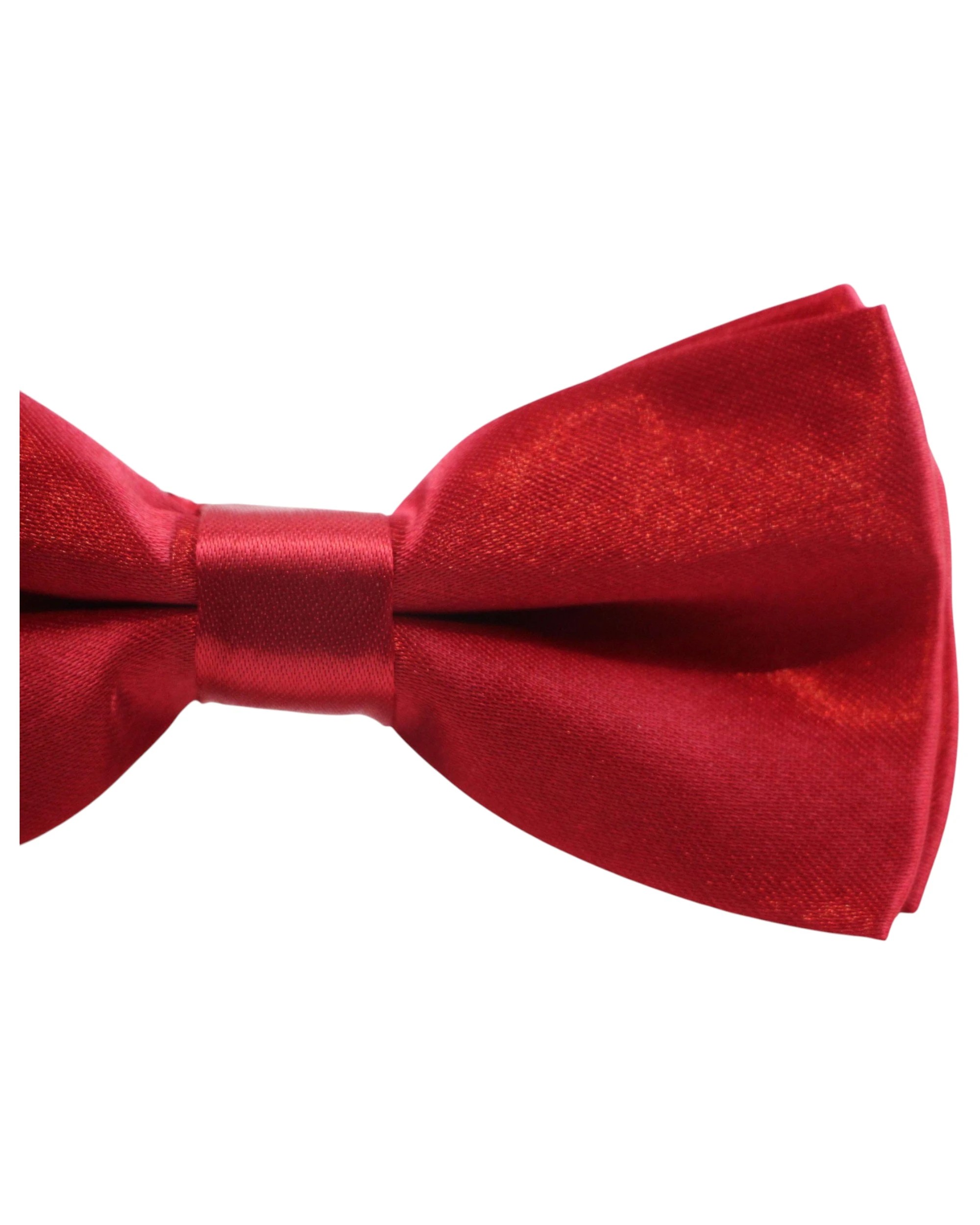 3 Zasel Boys Red Plain Bow Tie - Red, 3 of 5