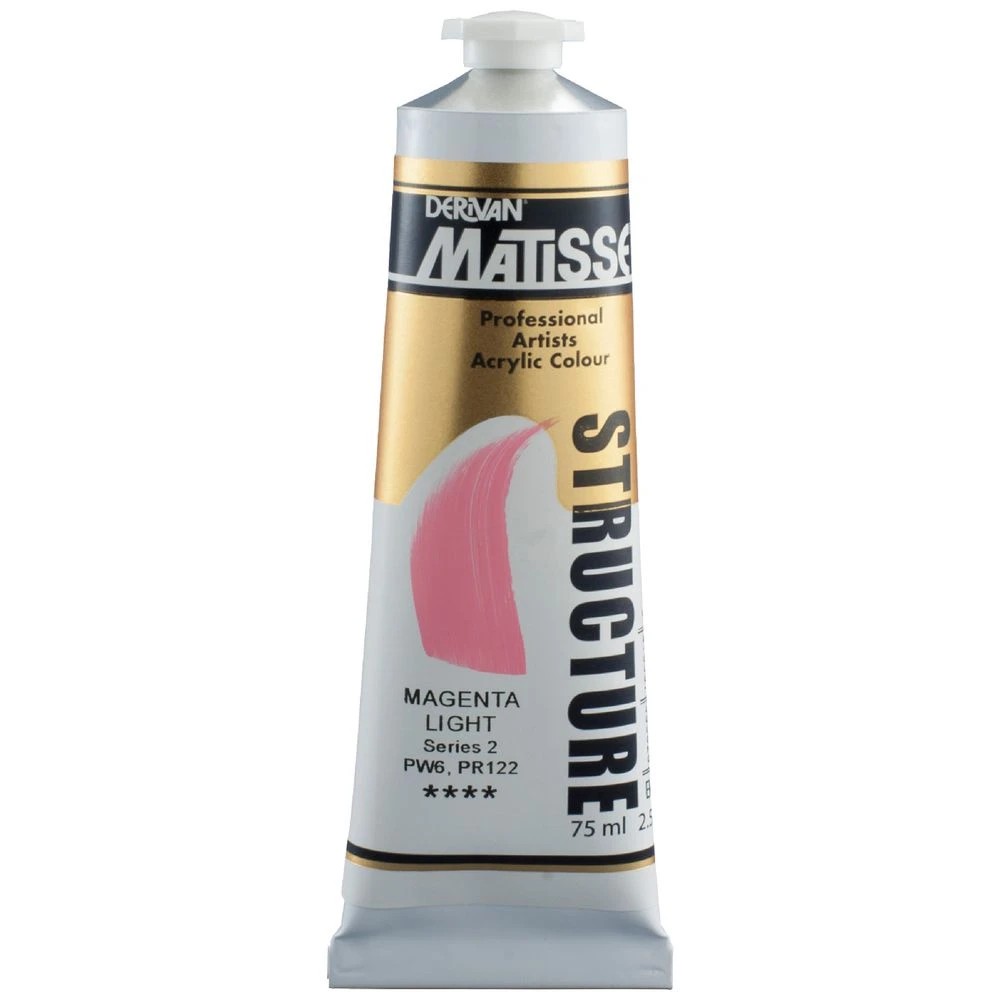 1 Derivan Matisse Structure Paint 75mL Magenta Light S2, 1 of 2
