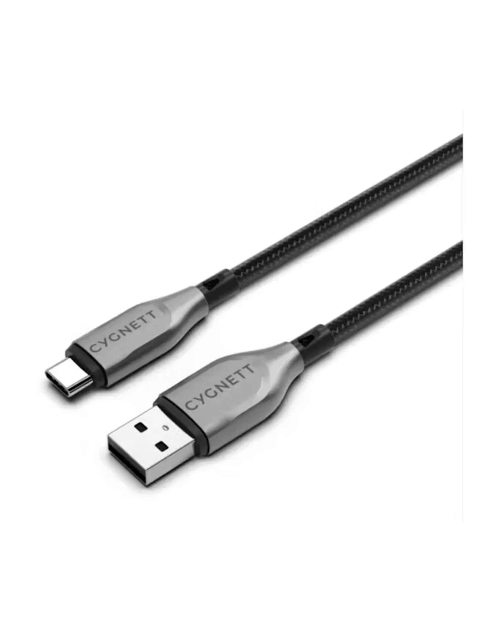 2 Cygnett - Armoured 1m USB-C to USB-A Cable - Black, 2 of 3