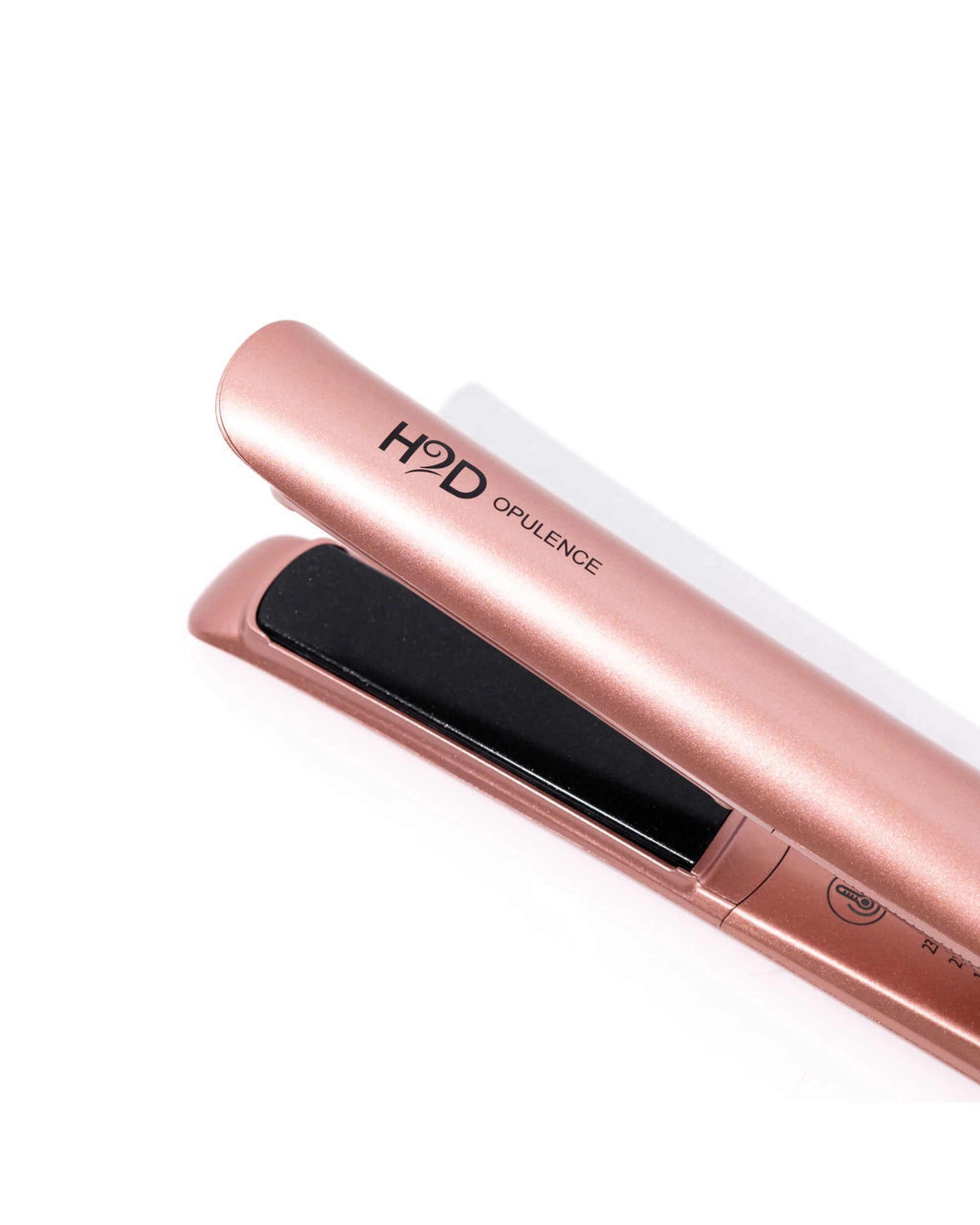 10 H2D Opulence Professional Ionic Hair Straightener w/ LED Mirror in Rose Gold, 10 of 10