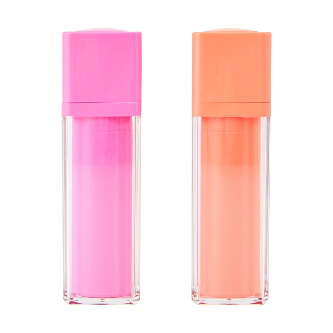 2 OXX Travel 2 Pack Twist Top Bottles - Rose Red and Orange, 2 of 4