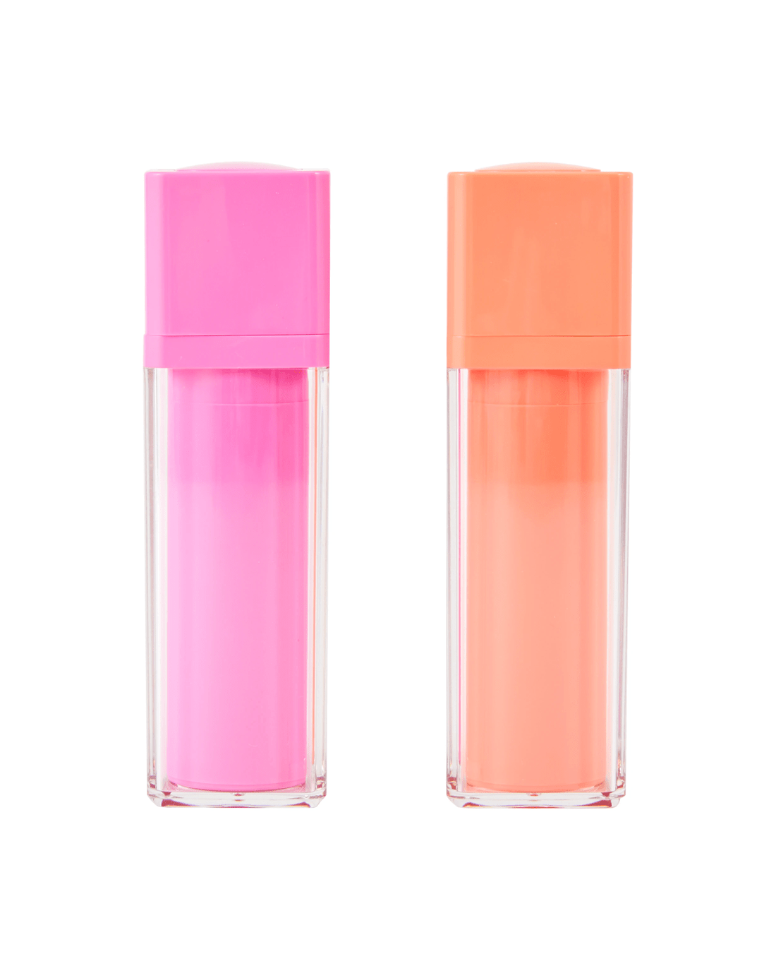 2 OXX Travel 2 Pack Twist Top Bottles - Rose Red and Orange, 2 of 4