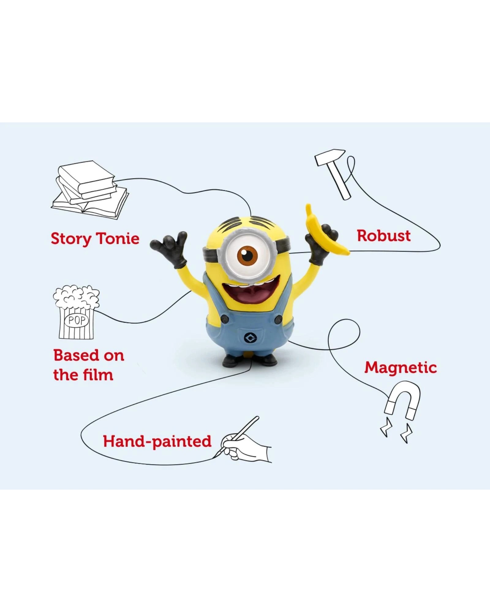 3 Tonies - Despicable Me - Minion Stuart Tonie Audio Character - Multi, 3 of 5