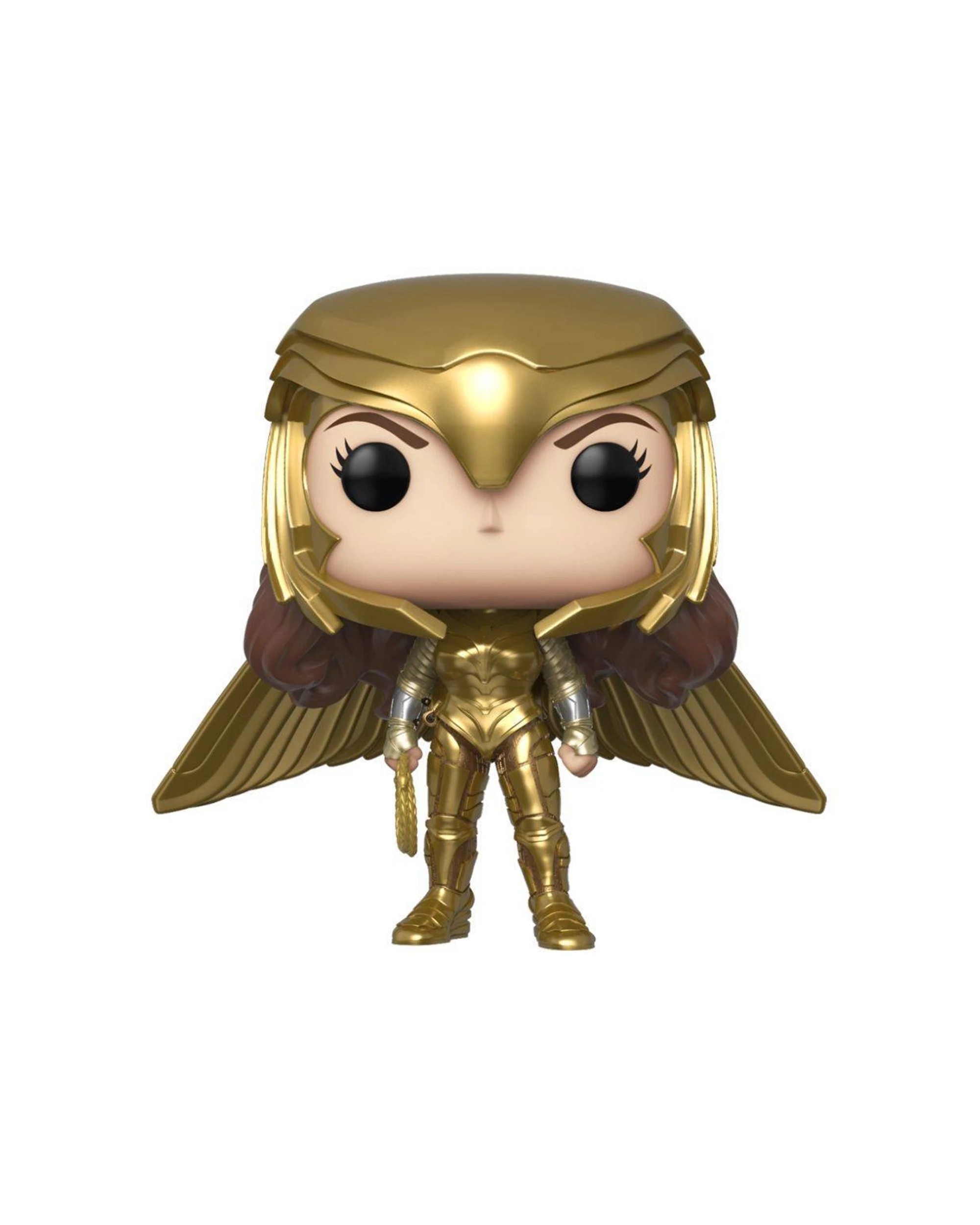 1 Pop Vinyl Figurine Wonder Woman 2 WW84 Wide Wing Pose 10cm Vinyl Figure - Gold, 1 of 3