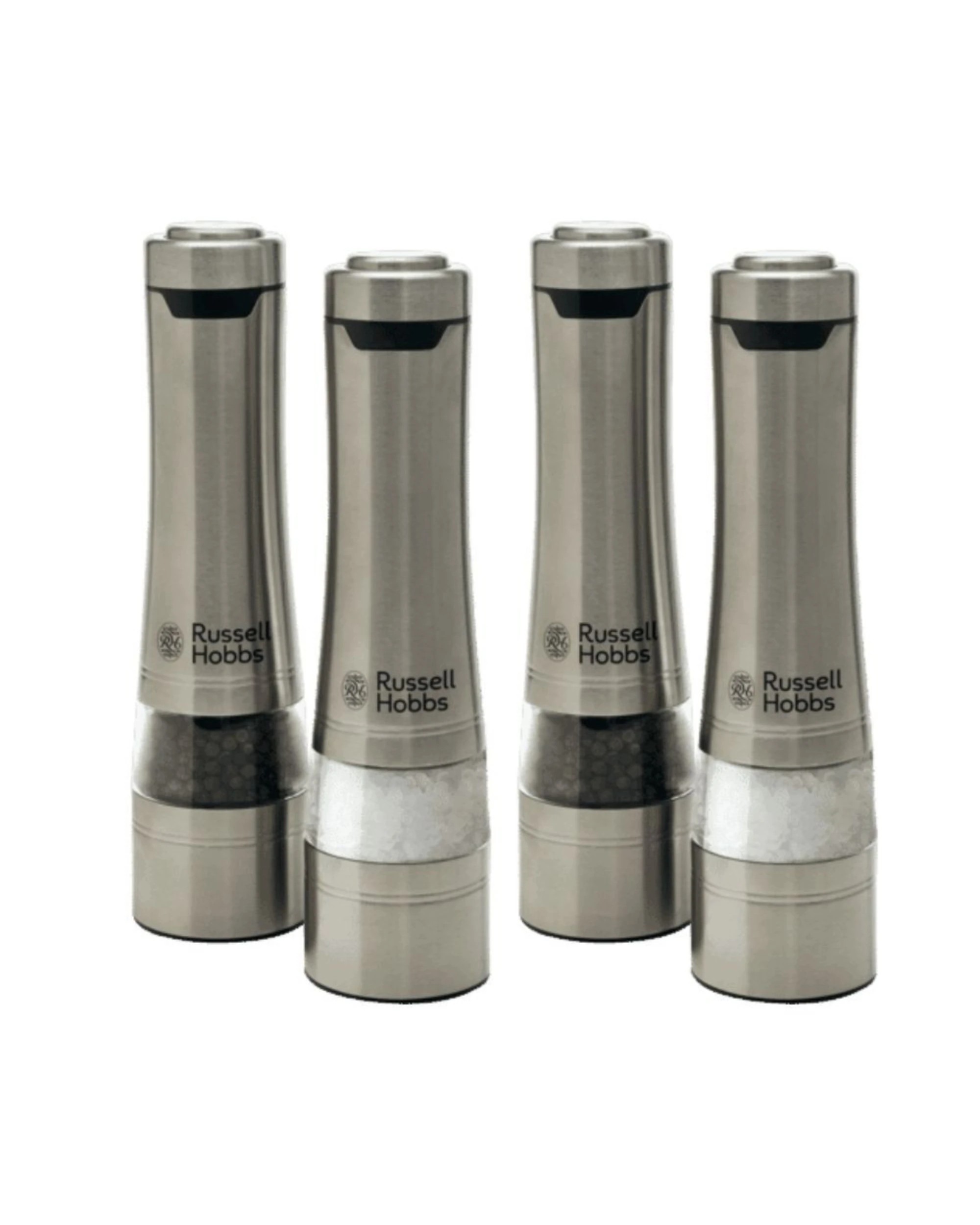 1 Russell Hobbs Salt & Pepper Mills Set of 2 - Silver, 1 of 3