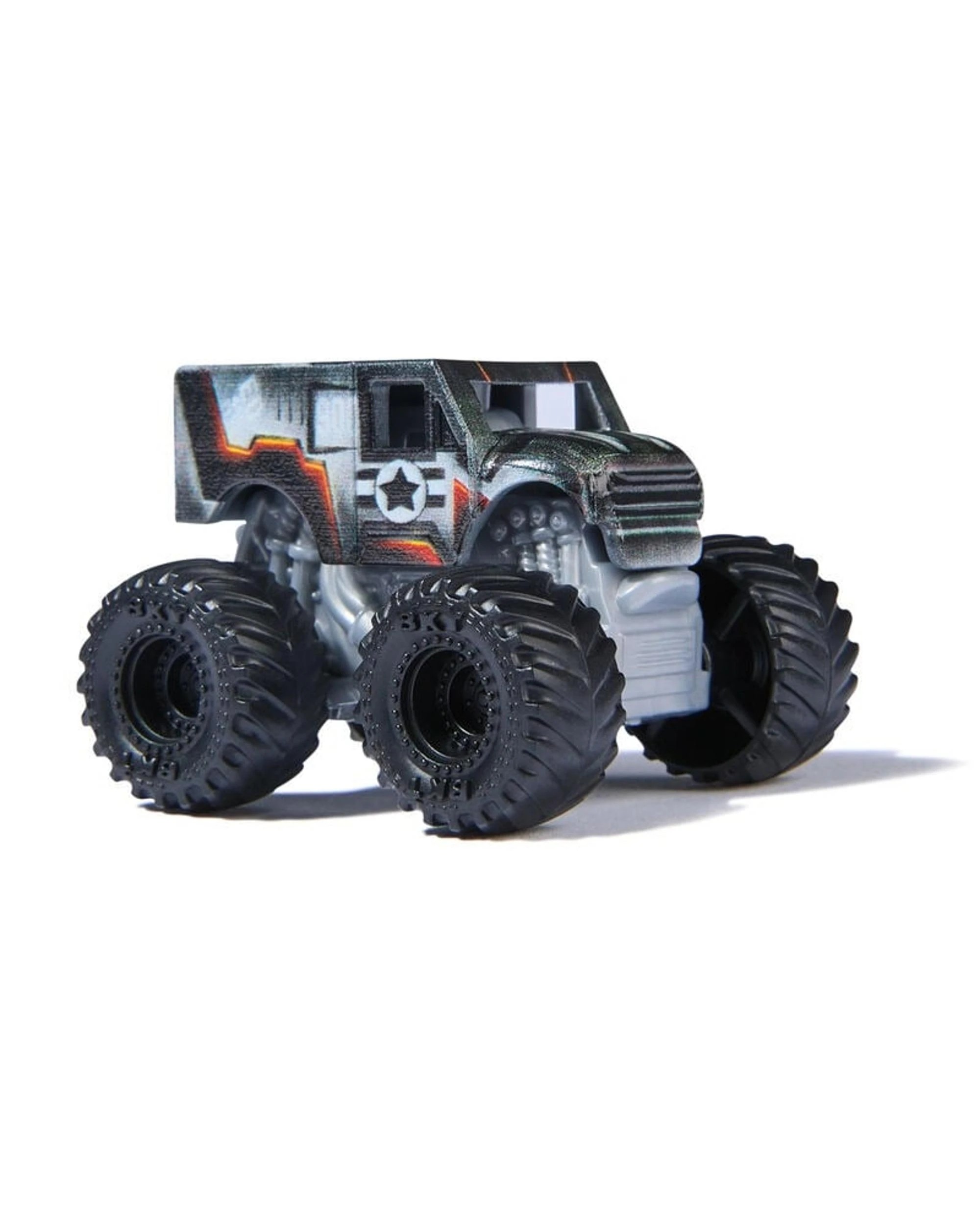 4 Monster Jam Minis Marvel 3 Pack Bundle - Thor/Captain America/War Machine, 4 of 7