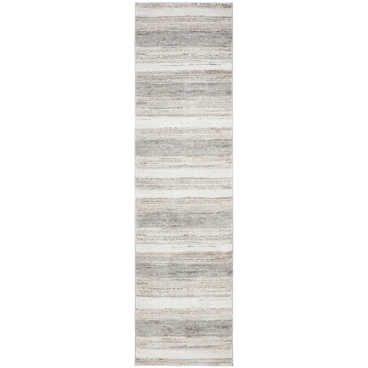 2 Common Ground Rugs Breezewood 77 400x80cm - Large Runner Power Loomed Pet Friendly Rug - Silver, 2 of 7