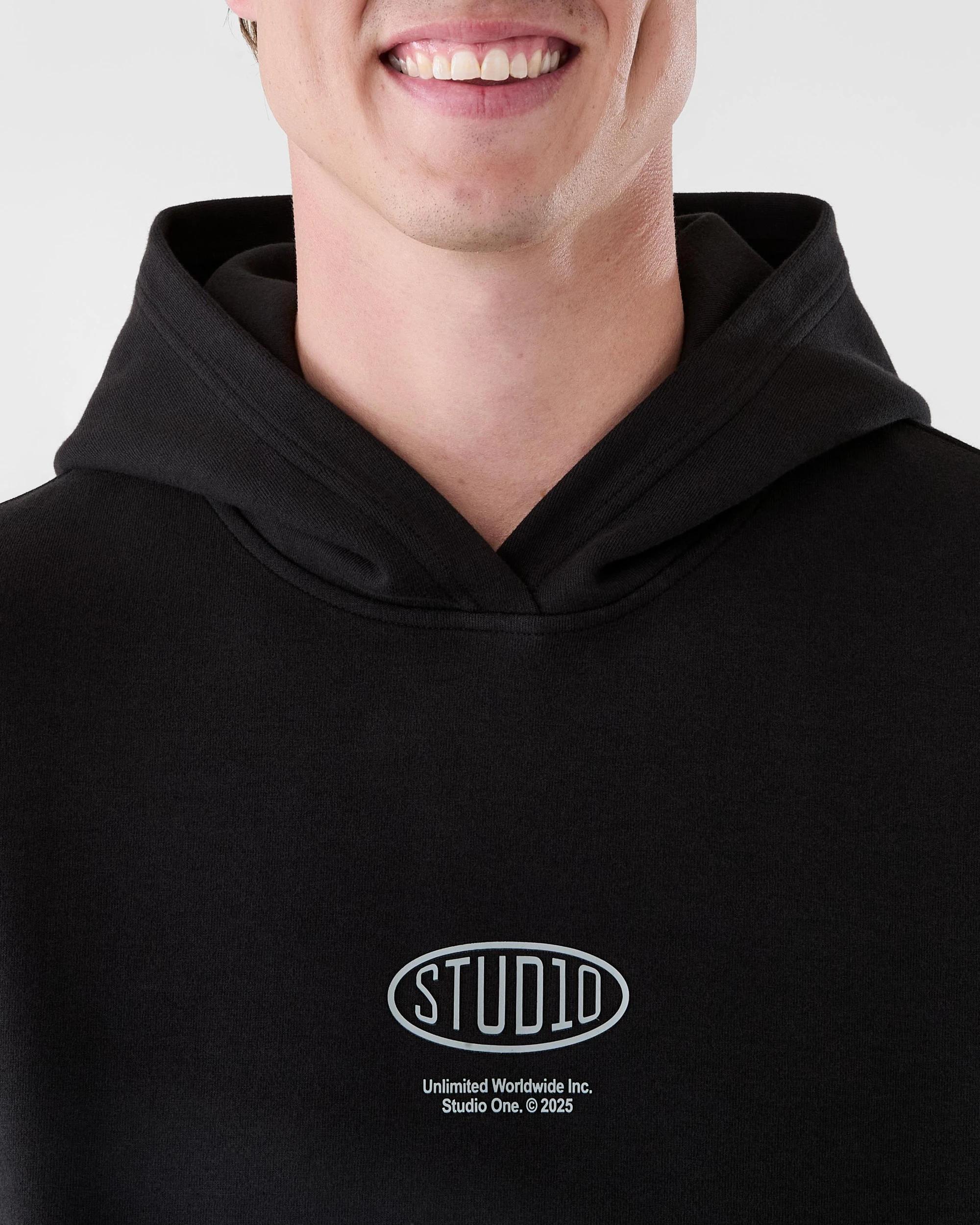 4 Interlock Hoodie Black, 4 of 9