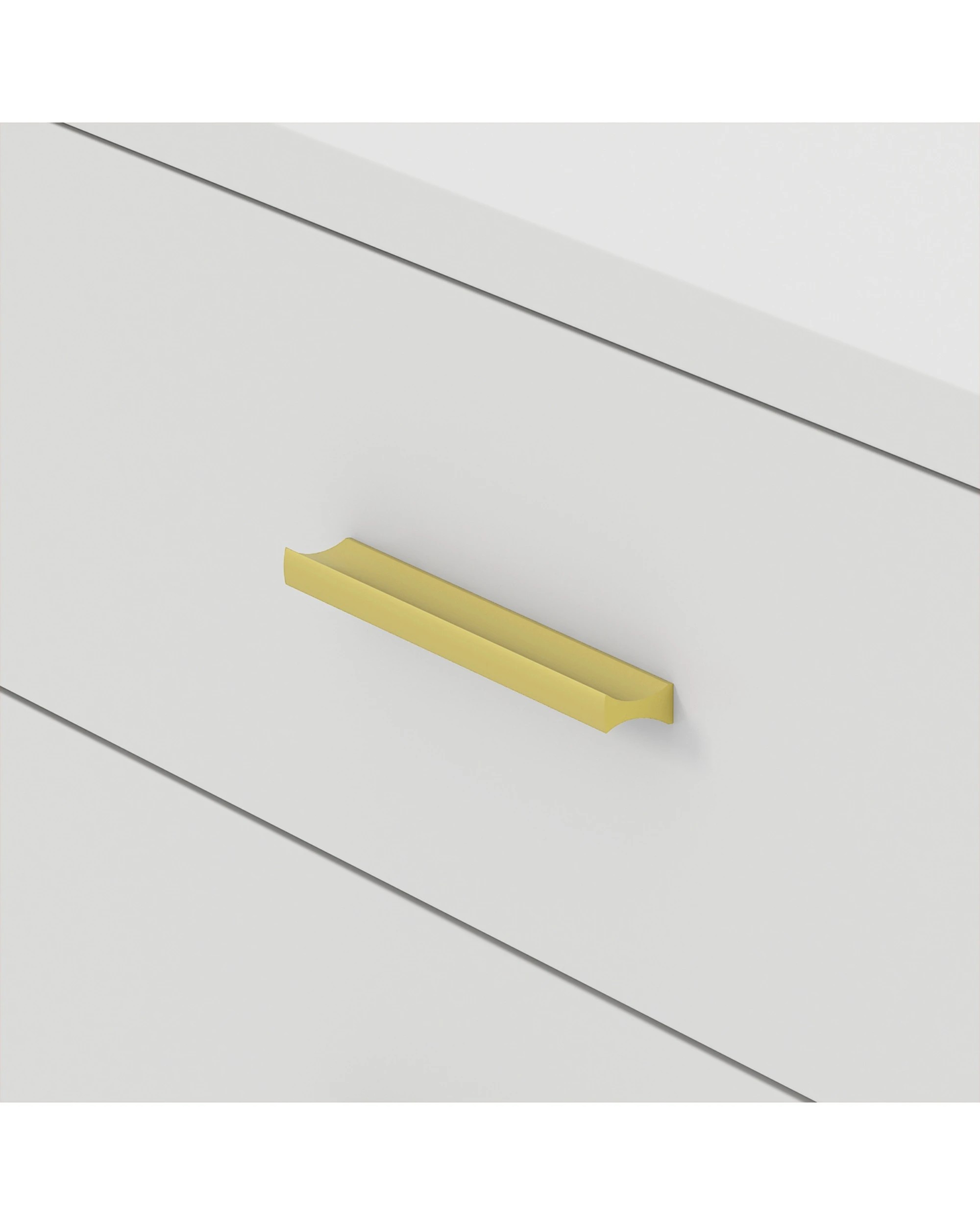 8 Advwin LED Bedside Table with Charging Station 2 Drawers Nightstand - White, 8 of 8