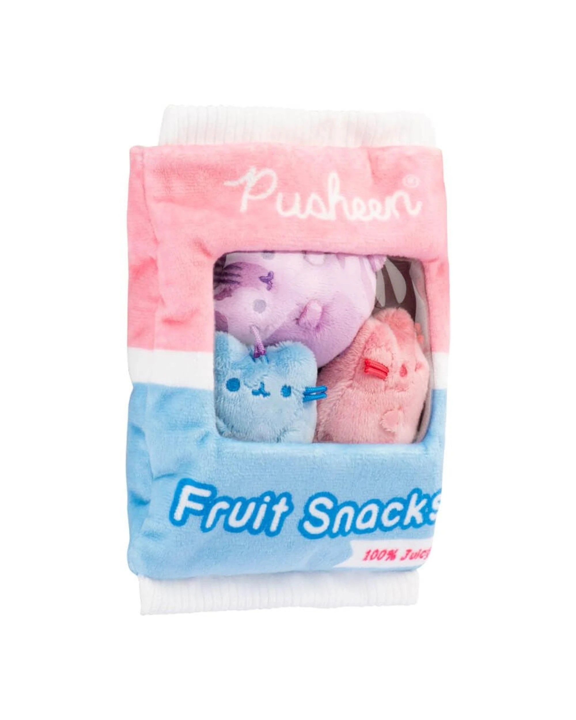 3 Pusheen Fruit Snacks in a Plush Bag, 3 of 4