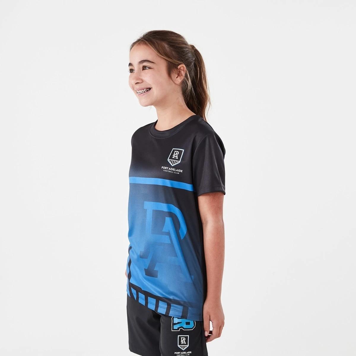 3 Official AFL Kids Training T-shirt Port Adel, 3 of 10