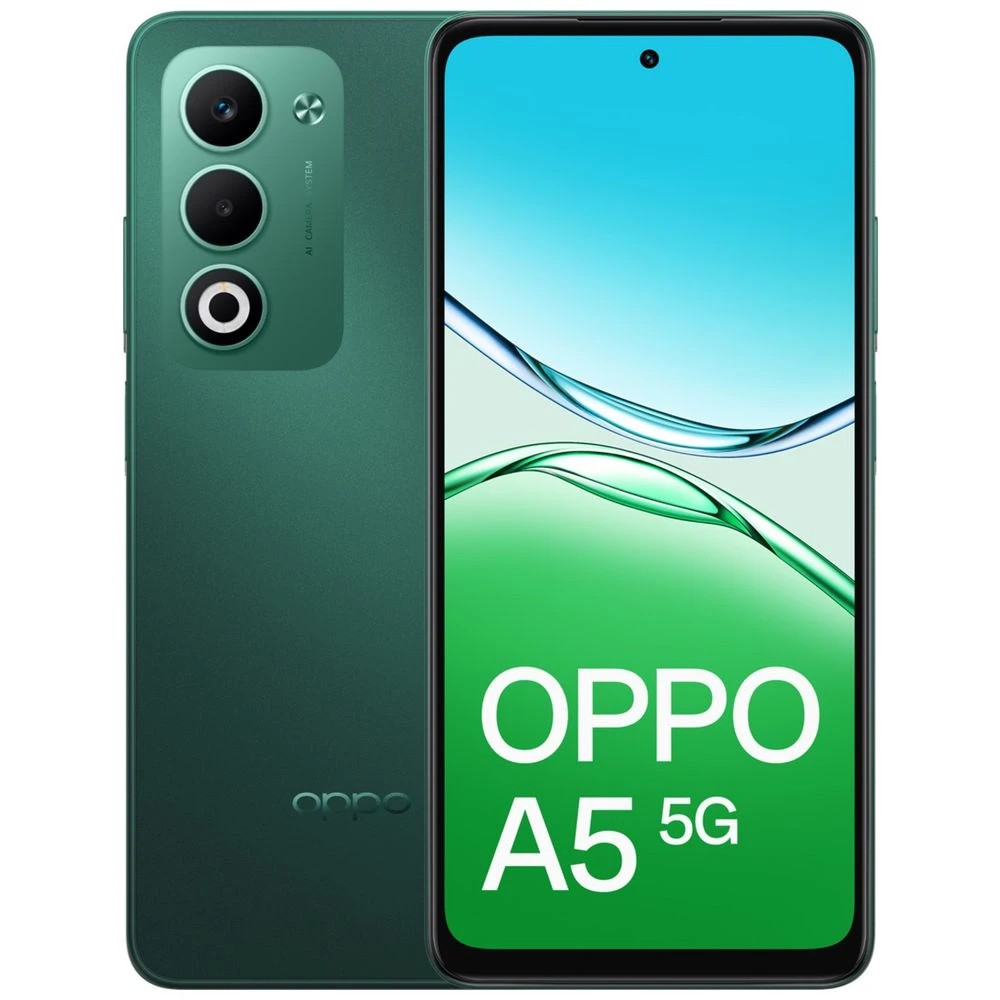 1 Telstra OPPO A5 5G 128GB Aurora Green, 1 of 8