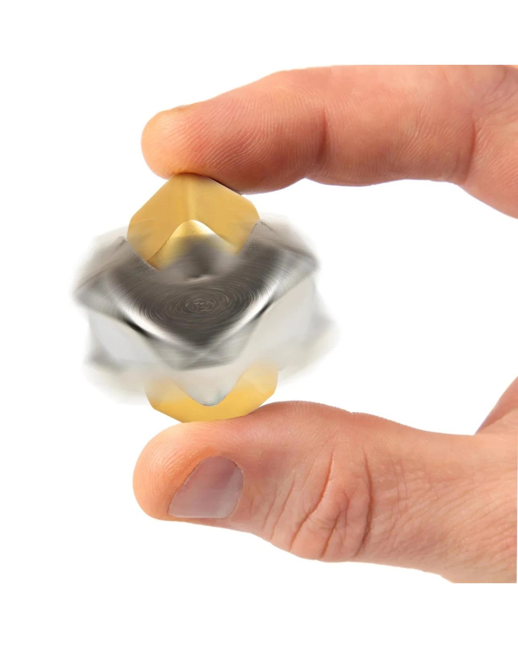5 Bopster Fidget Cube Spinner - Silver and Gold - Multi, 5 of 5