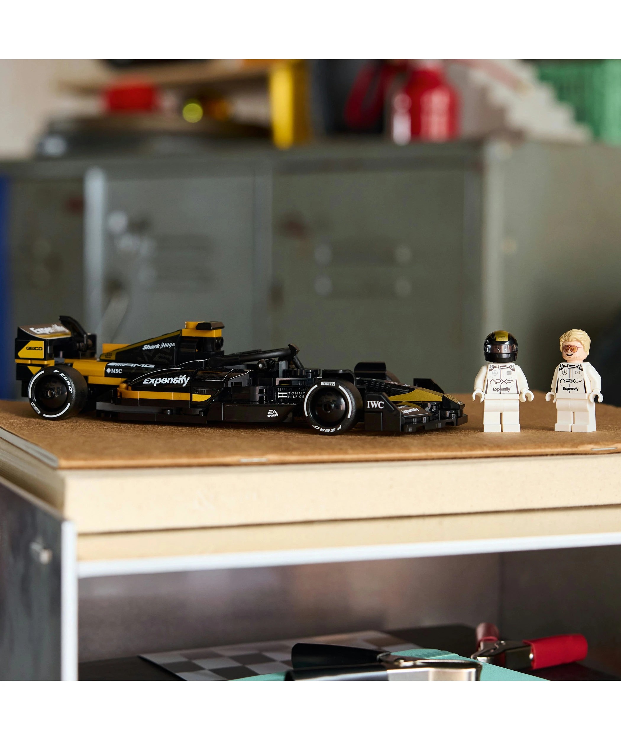 9 LEGO Speed Champions APXGP Team Race Car from F1 The Movie 77252, 9 of 10