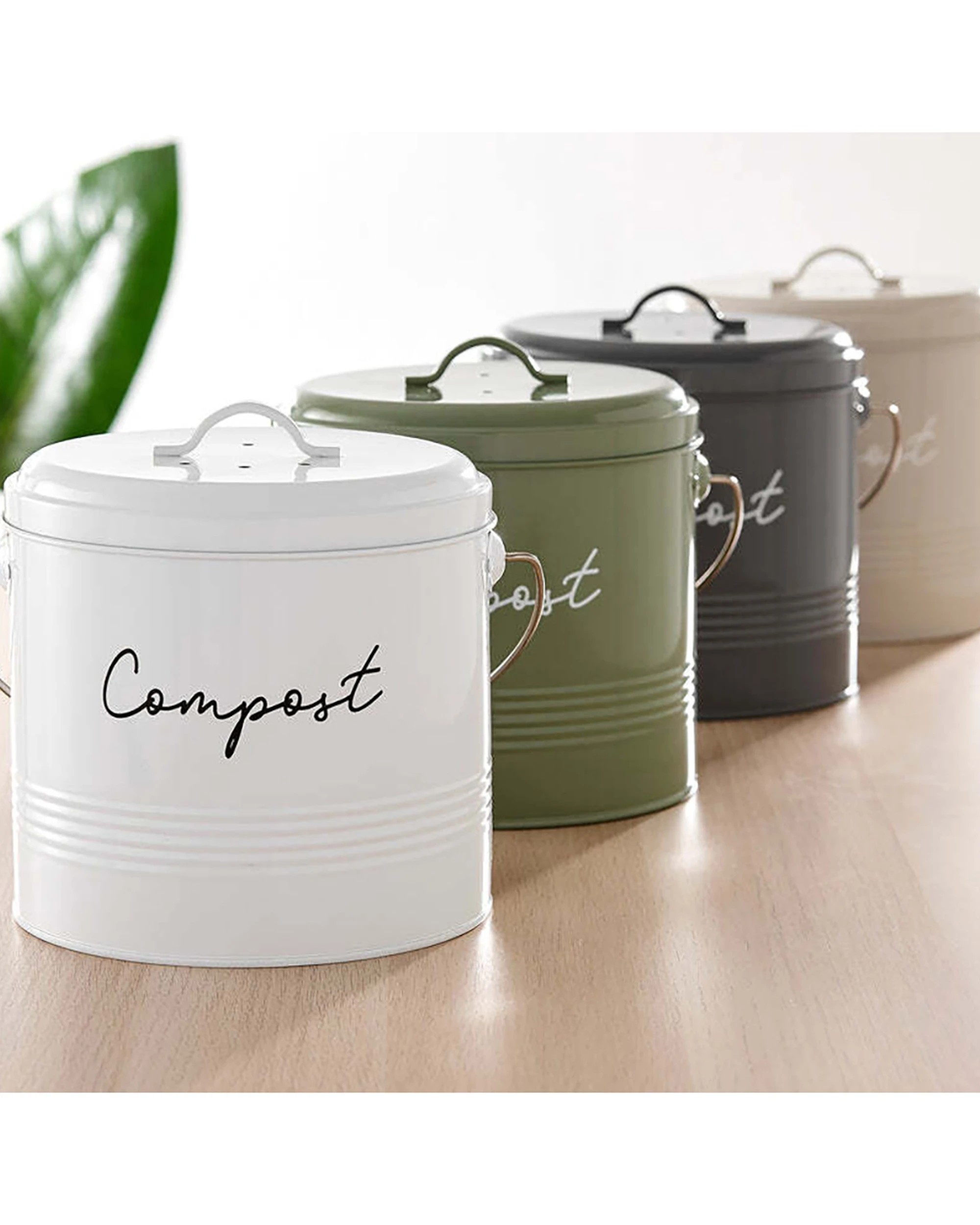 2 Ladelle Compost Bin 20cm Sage, 2 of 2