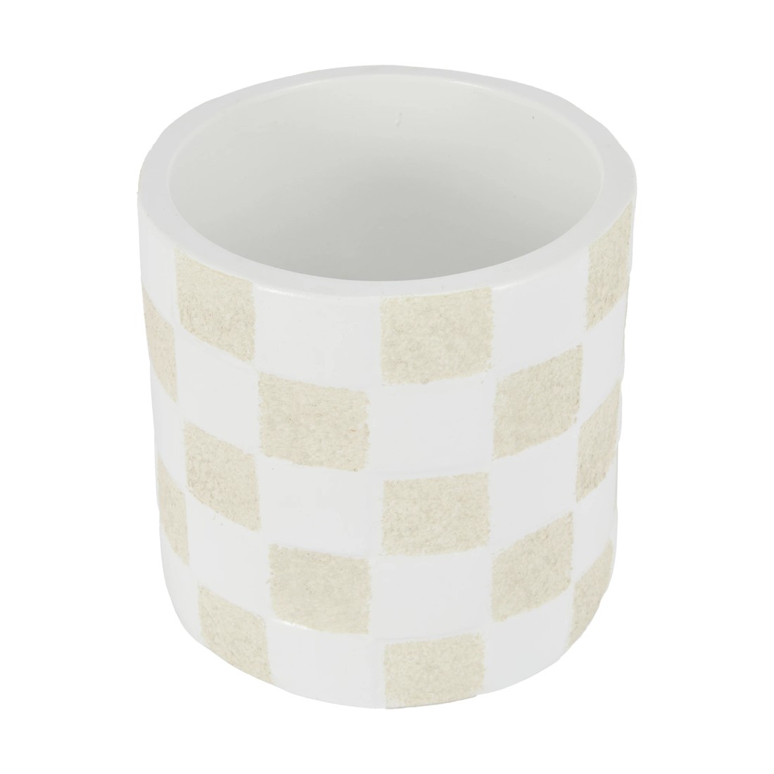 4 Check Ceramic Pot, 4 of 6
