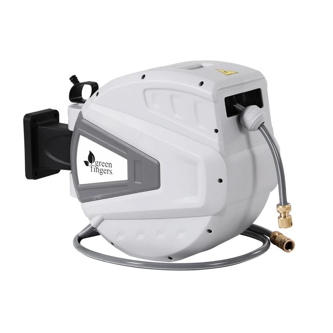 3 Green Fingers 30M Water Hose Reel Retractable Auto Rewind Wall Mount Garden Spray Gun - Multi, 3 of 5