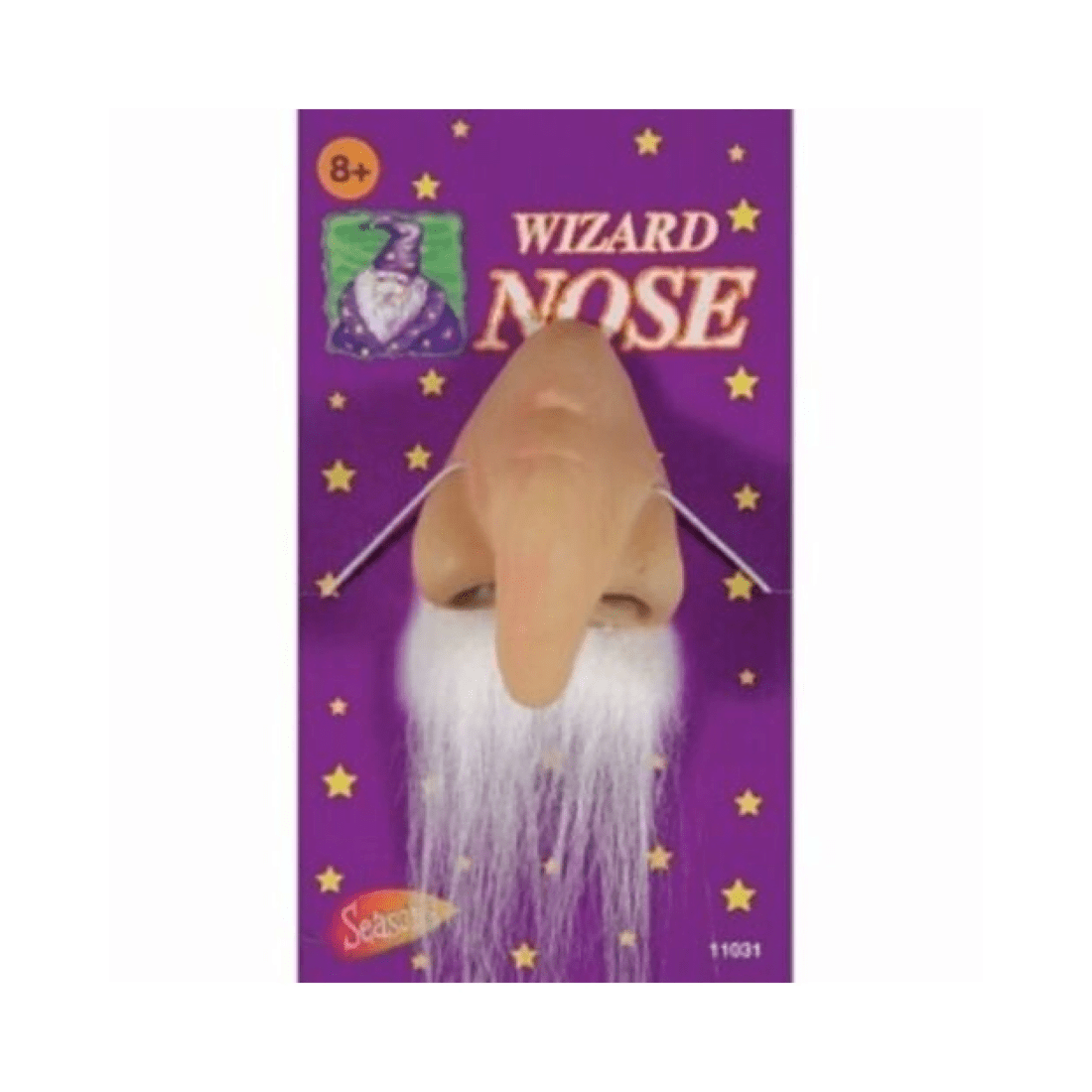 4 BR Costumes Latex Wizard Nose with Moustache for Costume Parties, 4 of 5