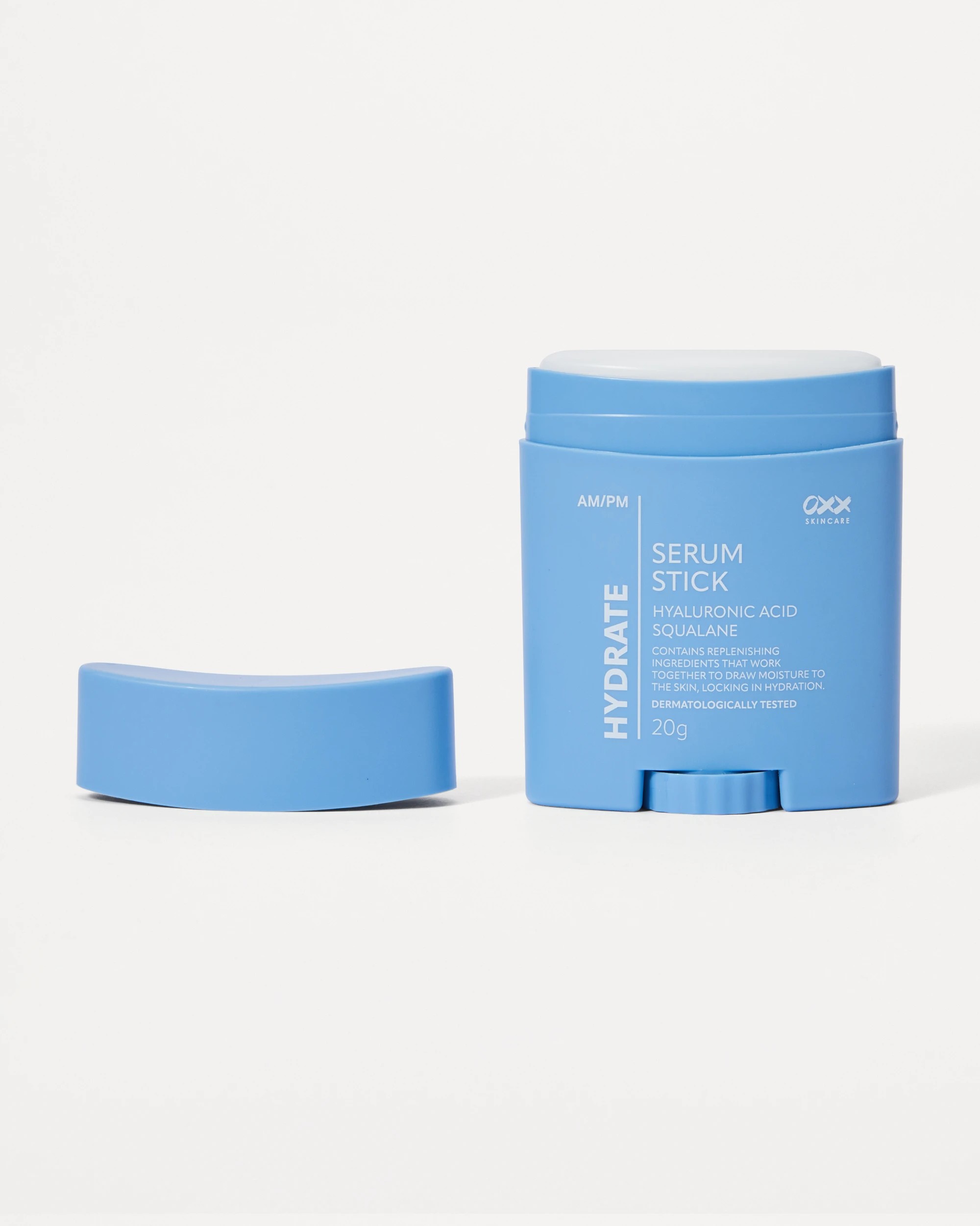 1 OXX Skincare AM/PM Hydrate Serum Stick 20g - Hyaluronic Acid and Squalane, 1 of 6