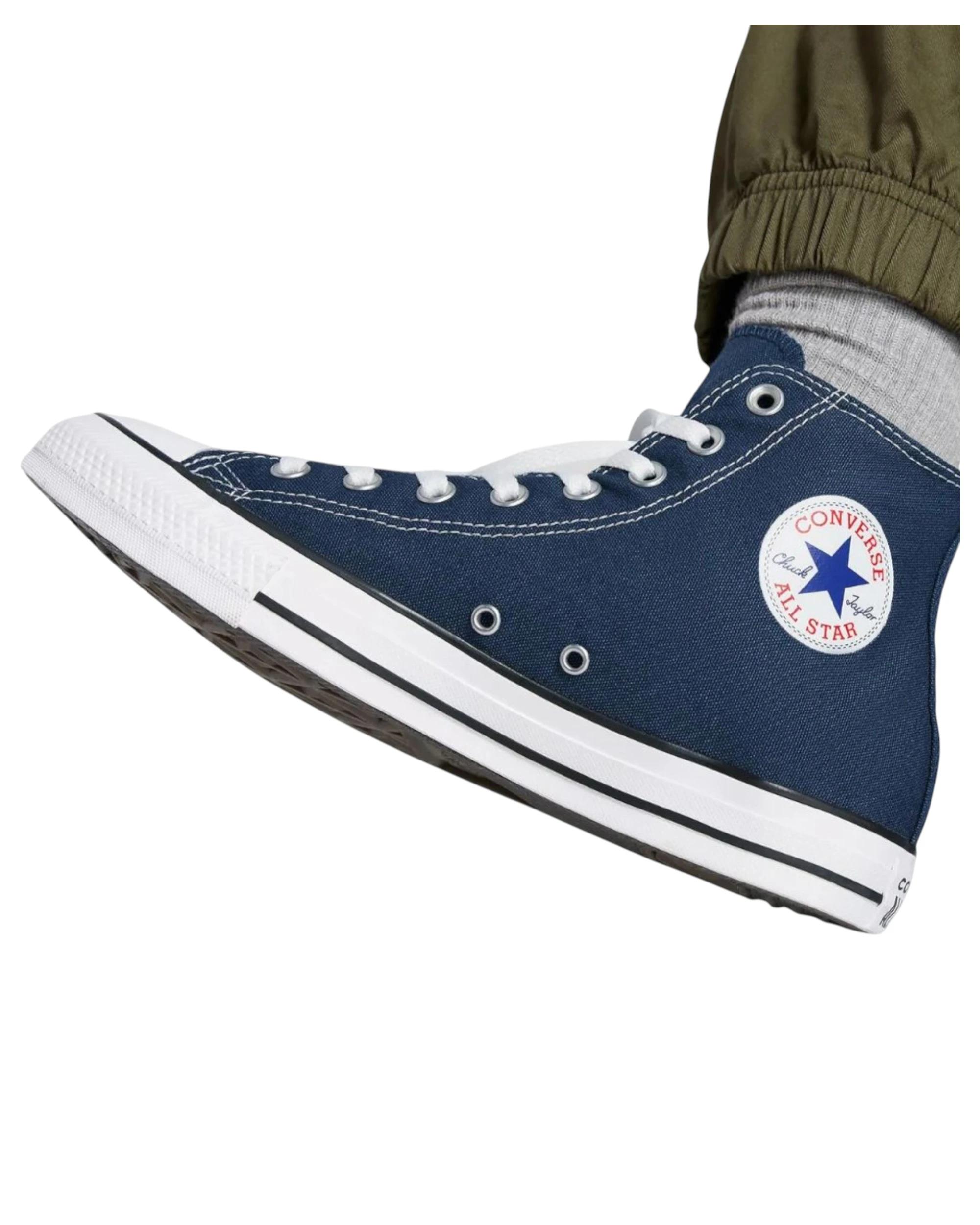 8 Converse Unisex Chuck Taylor All Star Classic High Top Canvas Shoes NAVY, 8 of 10