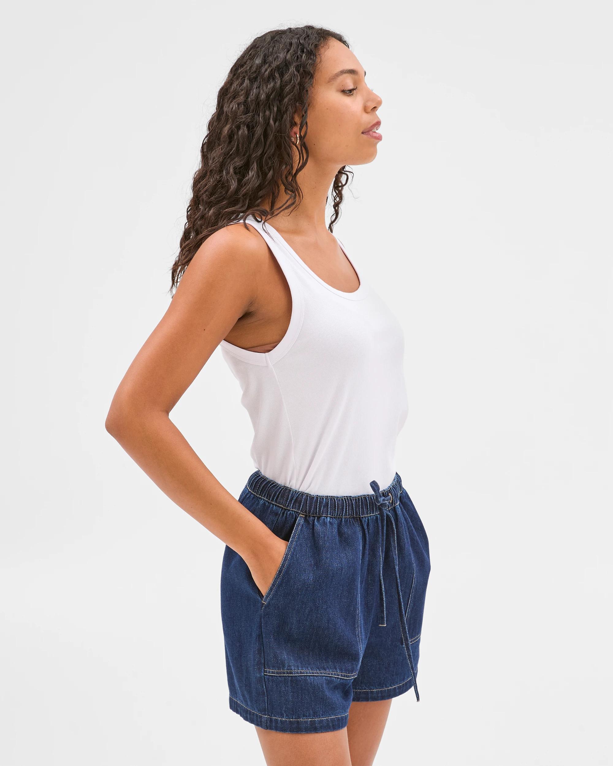 5 Target Pull On Relaxed Denim Shorts RINSEWASH, 5 of 6