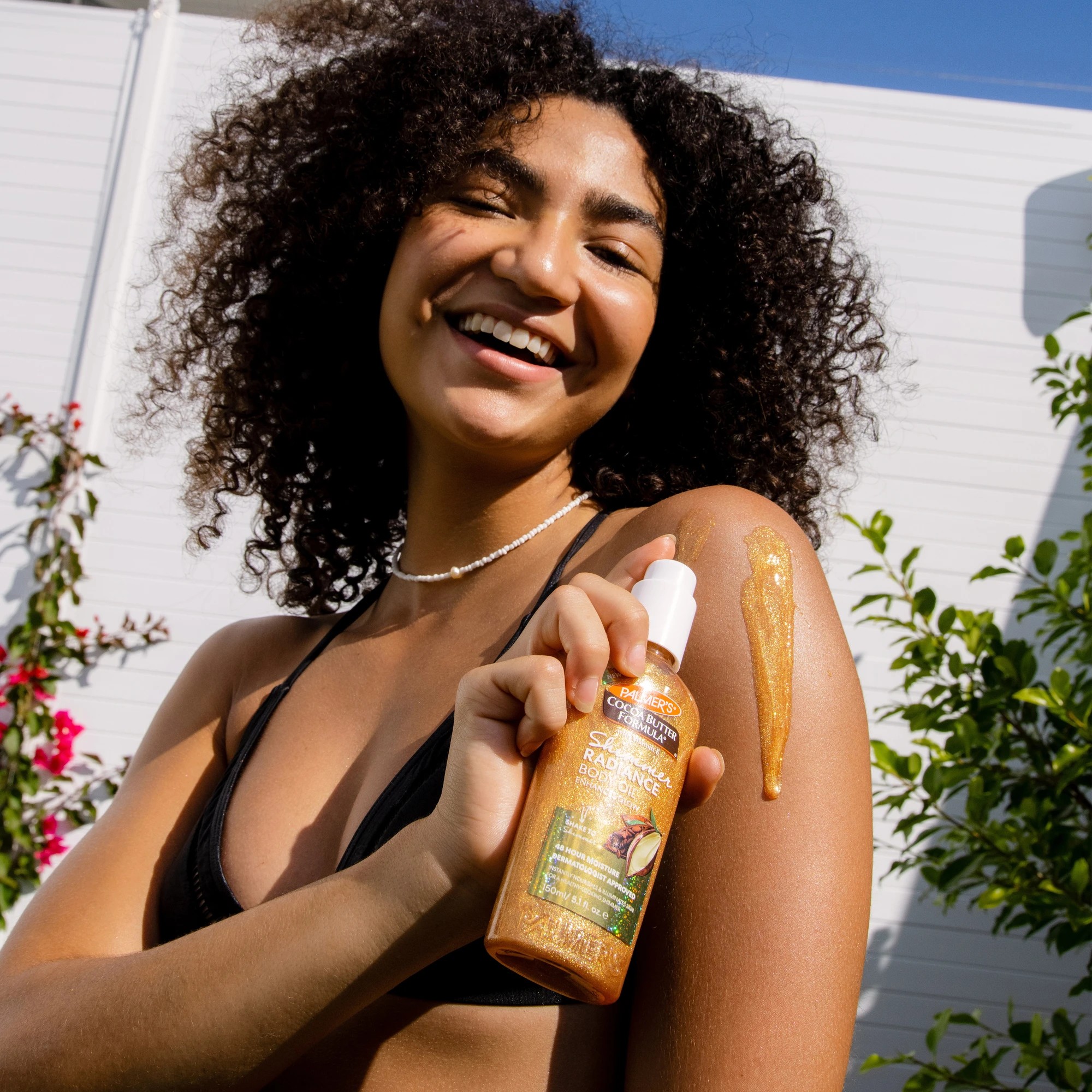 4 Palmer's Cocoa Butter Formula Shimmer Radiance Body Oil 150ml - Vitamin E, 4 of 5