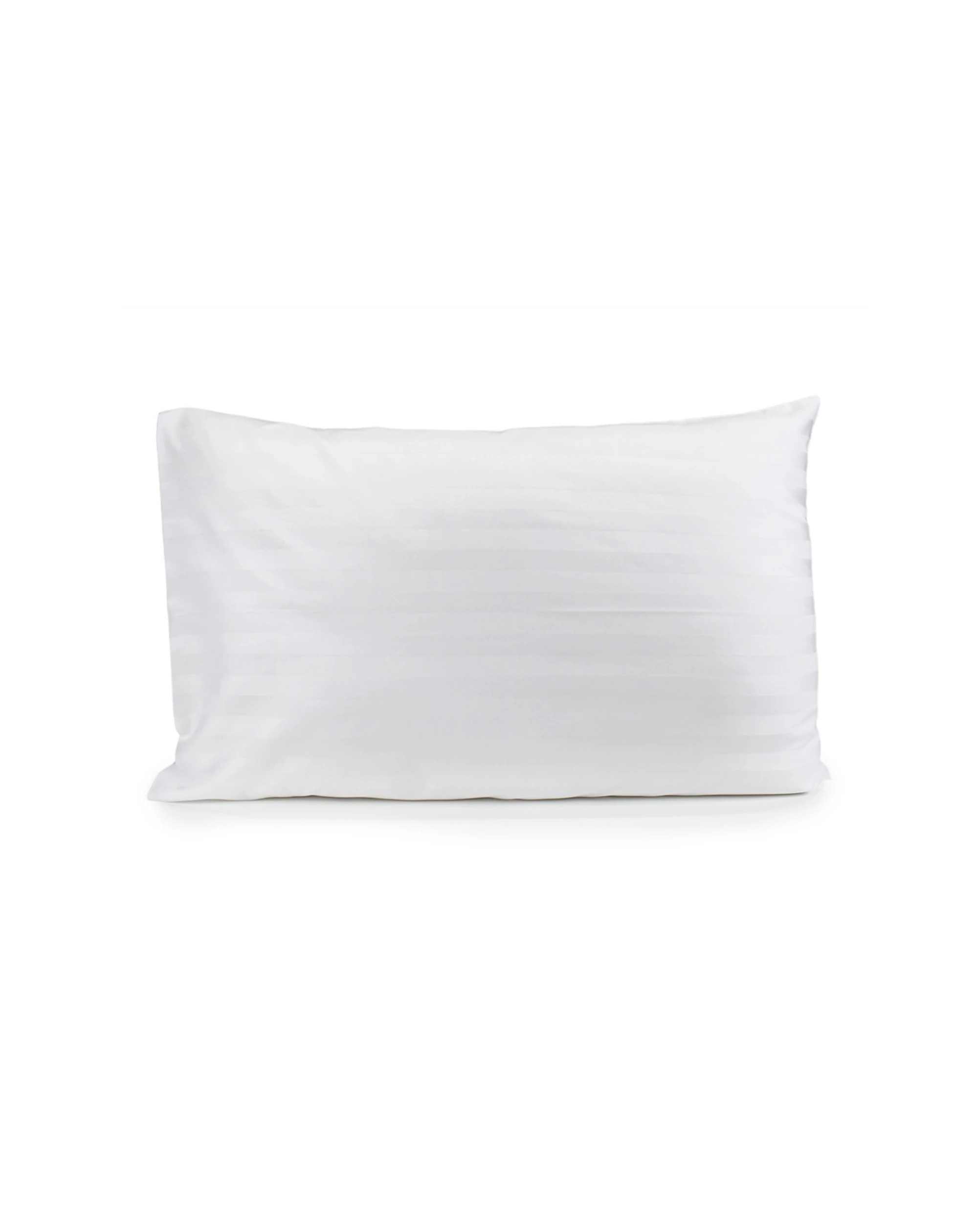 2 Jason Commercial Satin Stripe Pillow Case 2PK 48x73cm - White, 2 of 3