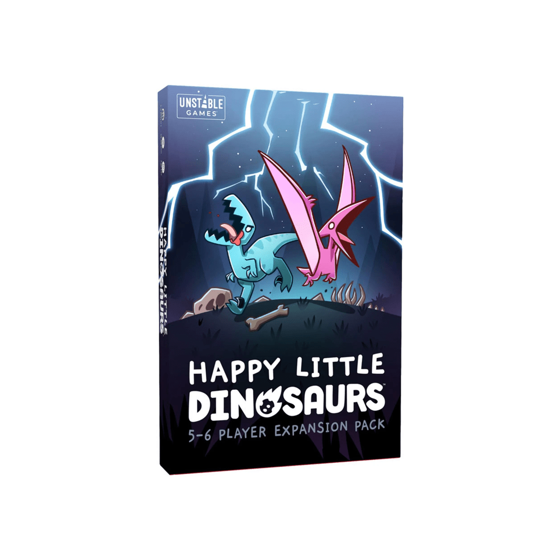 1 Unstable Games Happy Little Dinosaurs 5-6 Player Expansion Card Game, 1 of 2