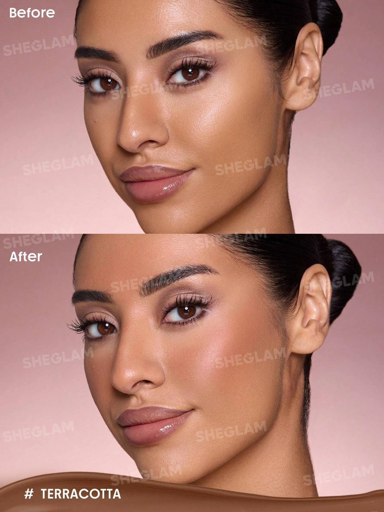 3 SHEGLAM Buttery Buff Contour & Bronzer Stick - Terracotta, 3 of 8