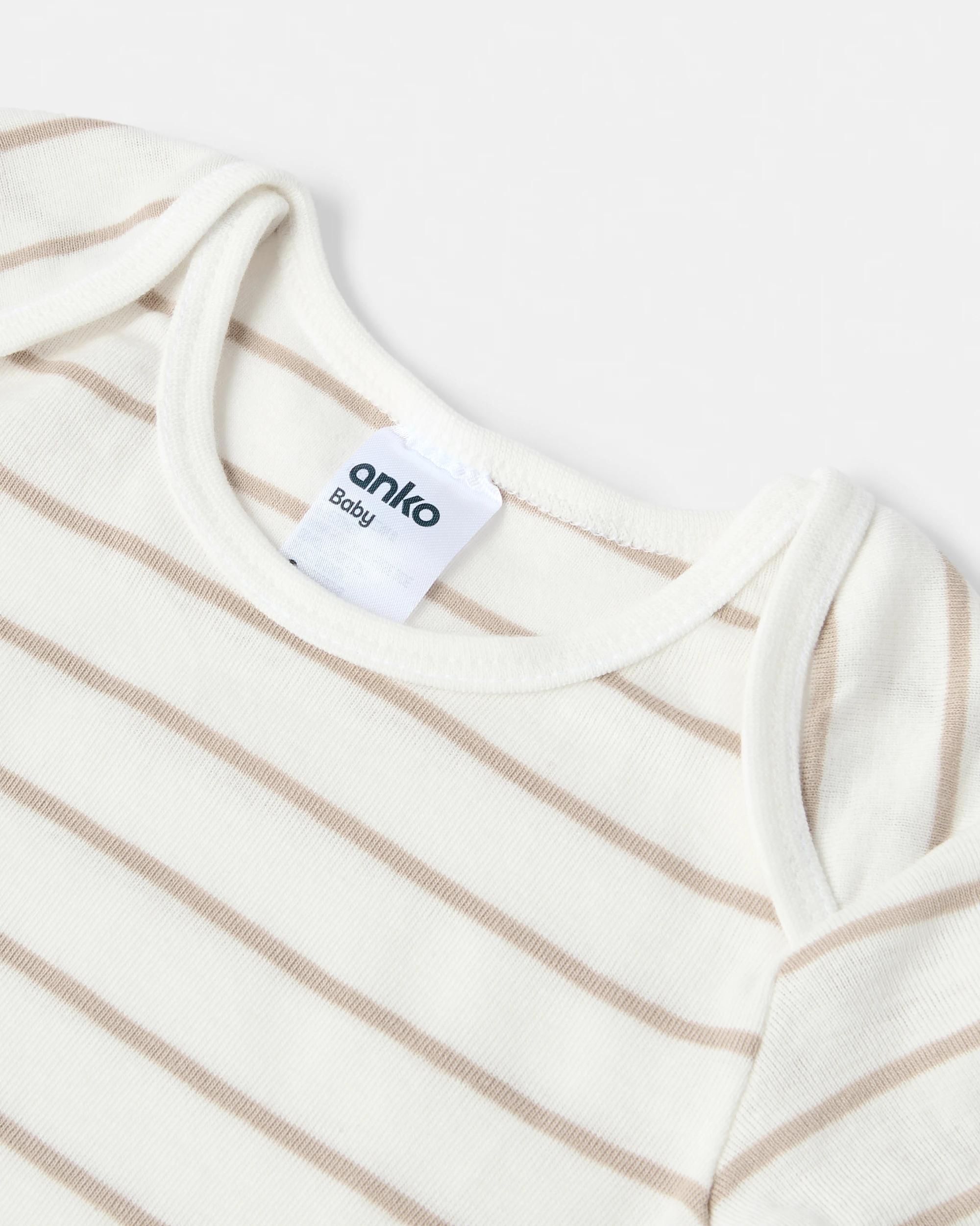 9 5 Pack Short Sleeve Bodysuits Bear, 9 of 10