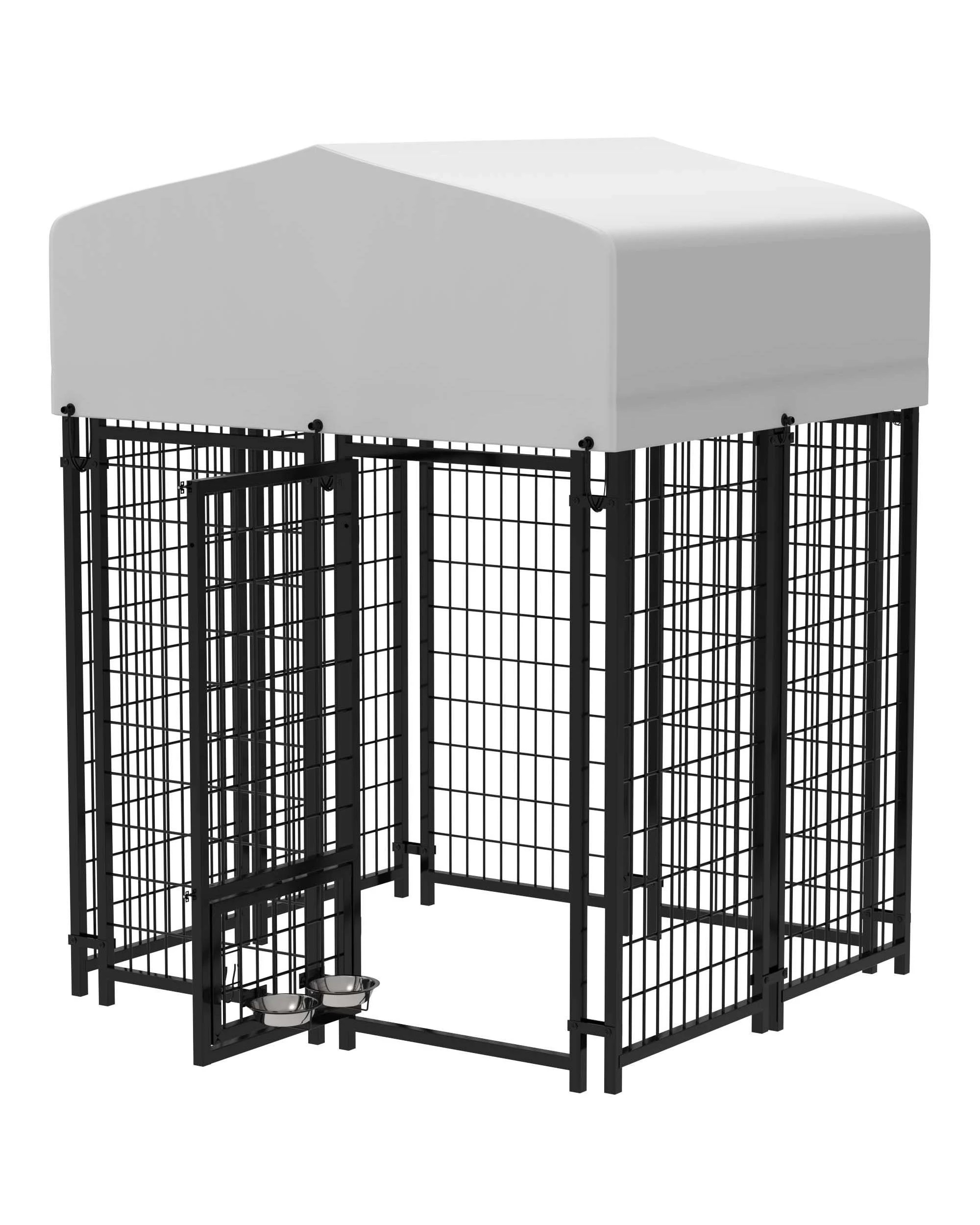 4 Advwin Dog Kennel Pet Playpen Large House Pet Run Cage Dog Cage Crate, 4 of 9