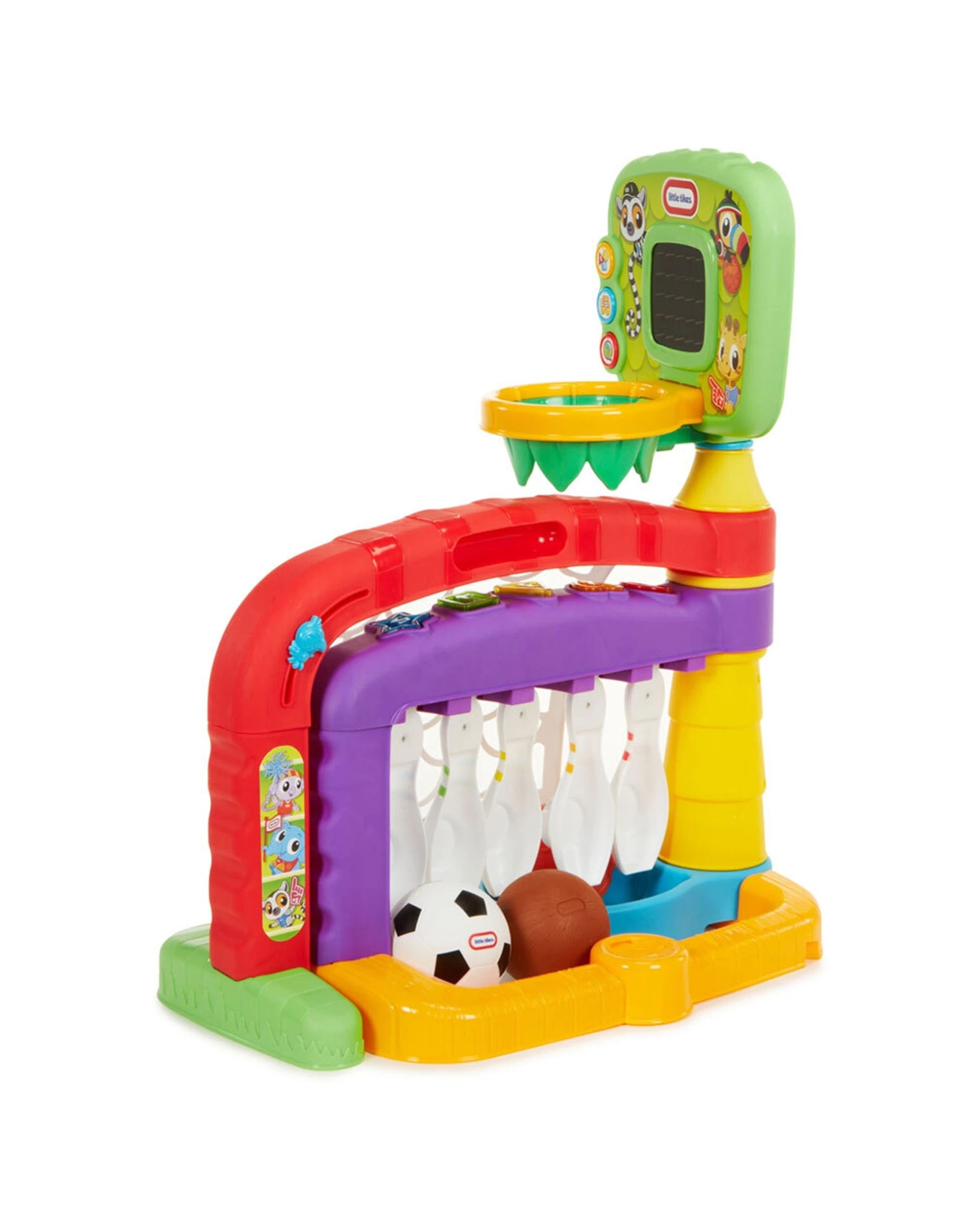 9 Little Tikes 3-in-1 Sports Zone Basketball Bowling Soccer Toddler Toy - Ages 1-3 - Multi, 9 of 9